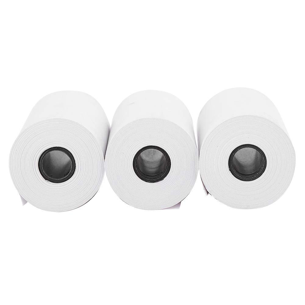 3PCs Thermal Receipt Paper Rolls - 2.2 x 1.2in Coreless Waterproof POS Paper for Peripage Printers & Cash Registers - Perfect for Retail Stores, Restaurants & Small Business Receipt Printing