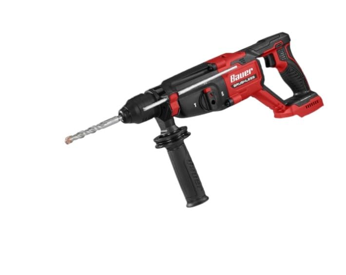 20V Brushless Cordless 1-Inch SDS Rotary Hammer Drill - Tool Only (Compatible with Bauer) - Perfect for Concrete Drilling, Masonry Work & Home Renovation Projects