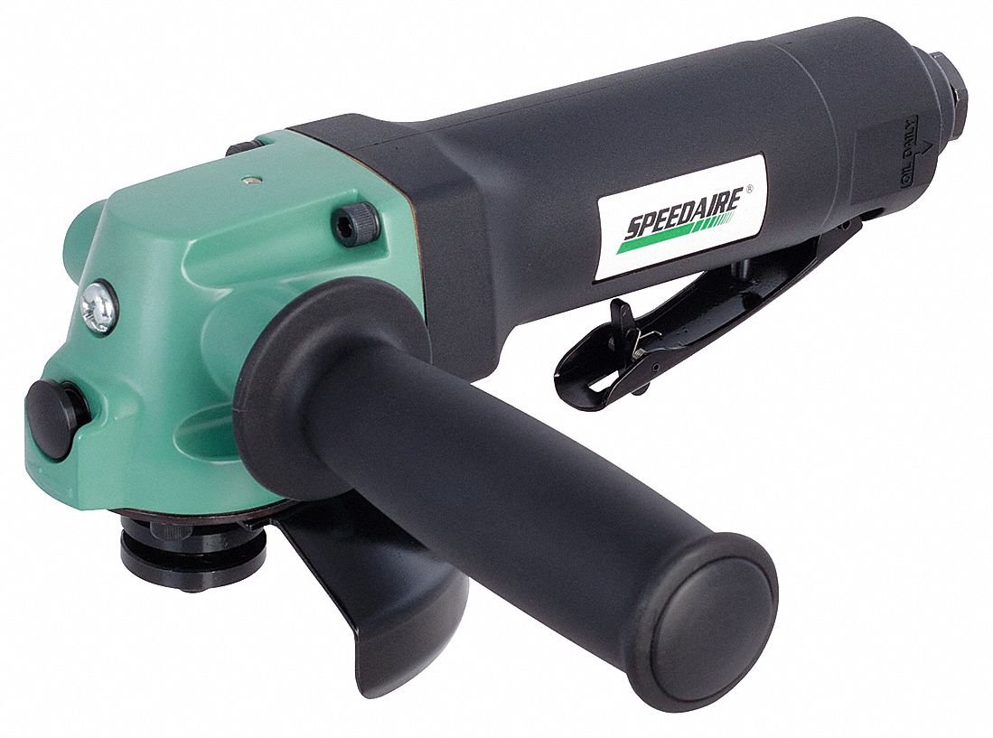 Speedaire 10,000 RPM Angle Air Grinder - Professional Pneumatic Tool for Metalworking, Woodworking & DIY Projects
