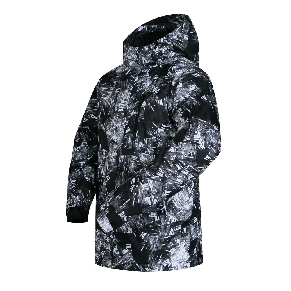 **Men's Waterproof Ski Jacket & Pants Set - Windproof Snowboarding Suit with Hood for Winter Sports - Perfect for Skiing, Snowboarding & Outdoor Winter Activities**