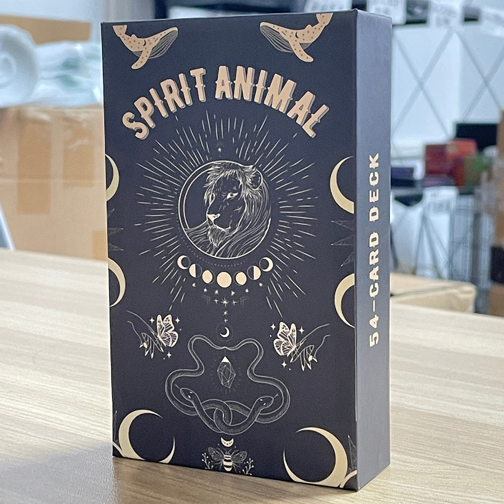 Spirit Animal Oracle Cards - 44 Card Deck for Divination, Guidance & Self-Discovery | Perfect for Meditation, Tarot Readings & Spiritual Growth (English Edition)