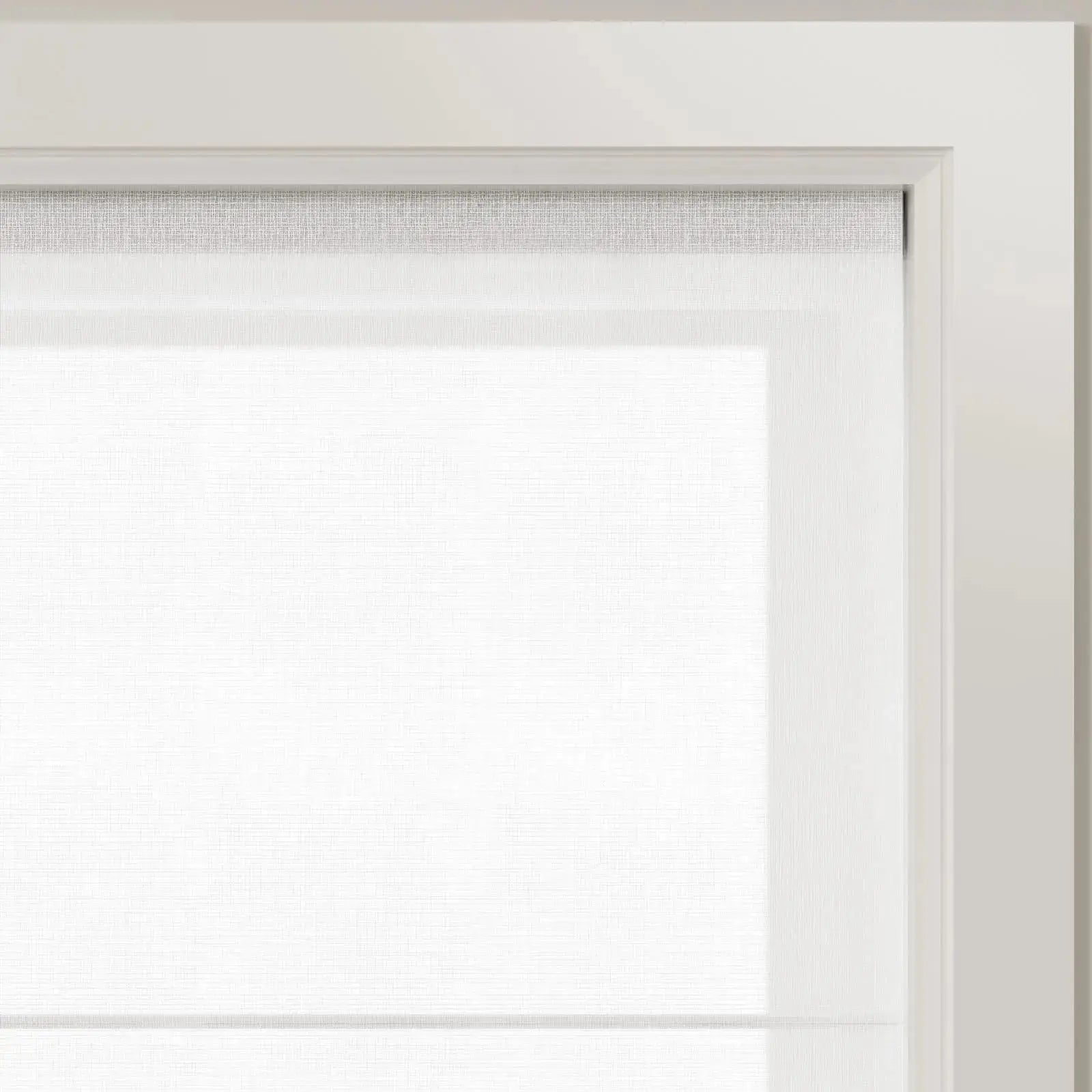 Alvin Motorized Sheer Light Filtering Roller Shade - Smart Home Window Treatment for Living Room & Bedroom