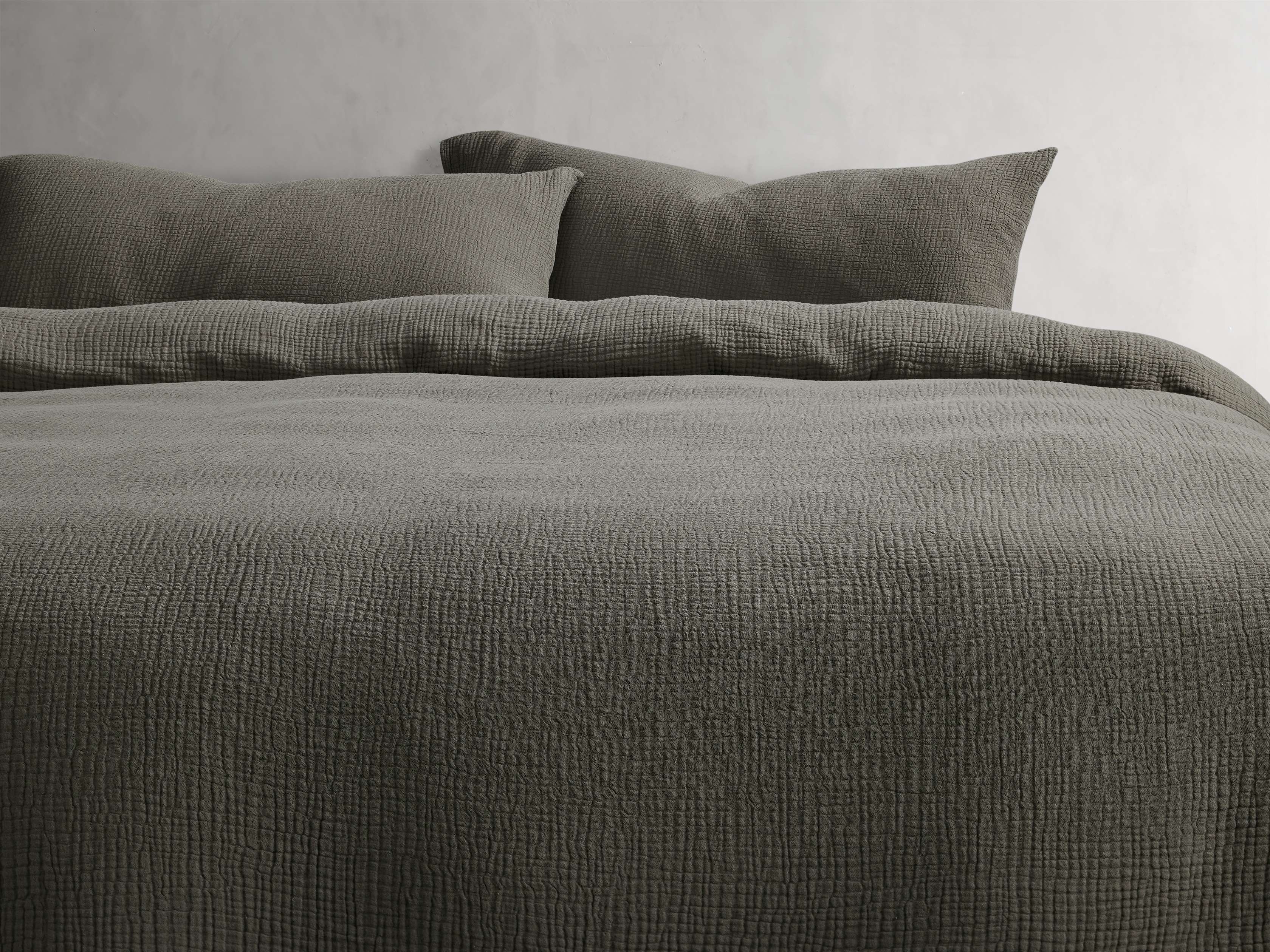 Soft Breathable Cotton Gauze Duvet Cover Set - Lightweight Bedding for Summer & All Seasons - Perfect for Bedroom, Guest Room, and Vacation Homes