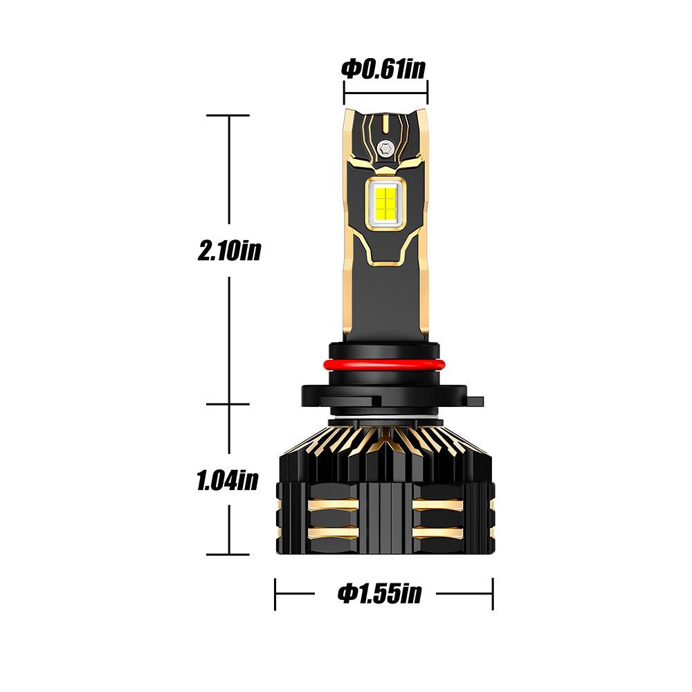 GX PRO Series 35000LM 190W LED Headlight Bulbs 6500K Cool White - High Brightness Car Headlights for Night Driving, Off-Roading & Foggy Conditions