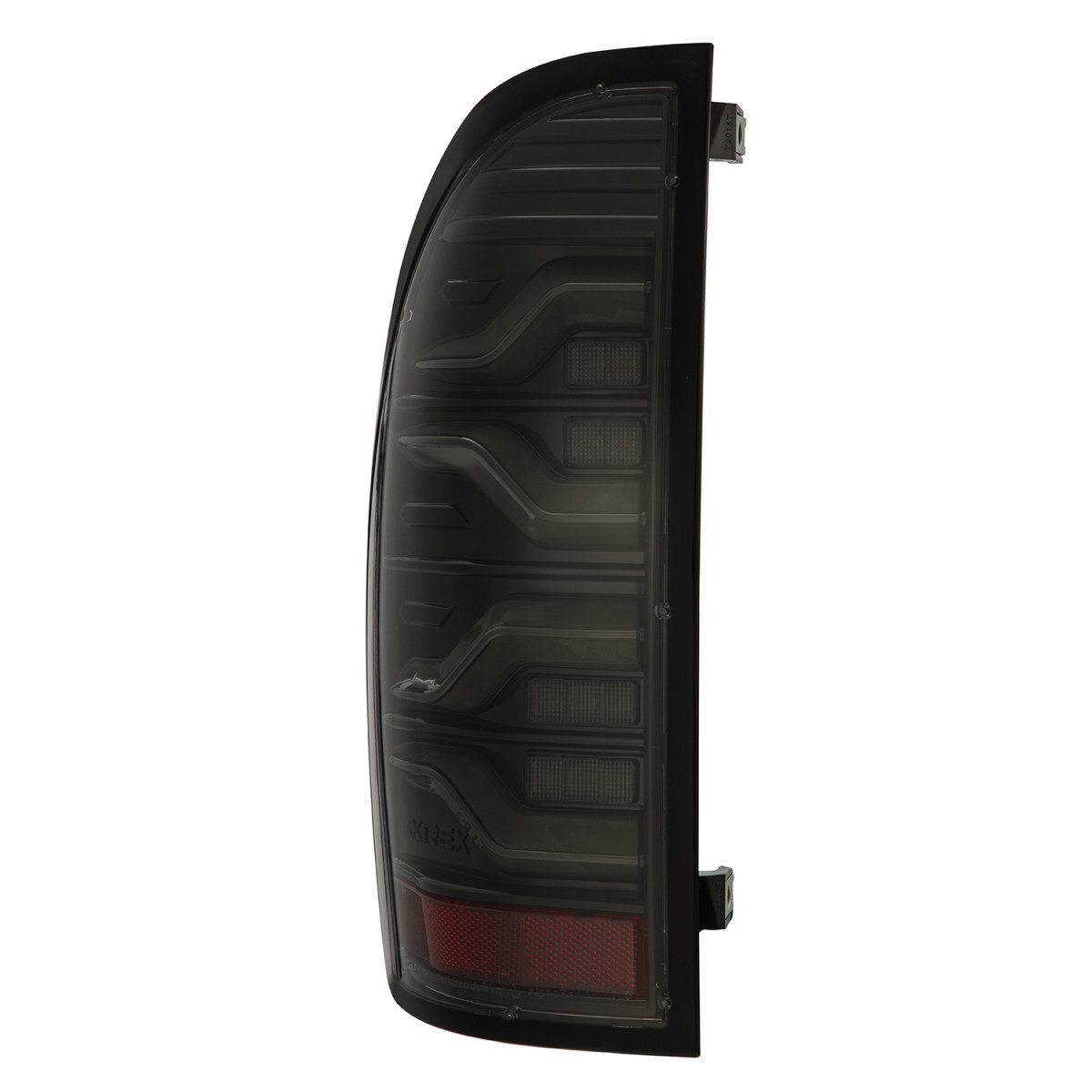 05-15 Toyota Tacoma LUXX Series LED Tail Lights - Alpha Black Smoke Lens - High Performance Brake Lights - Perfect for Off-Roading & Night Driving