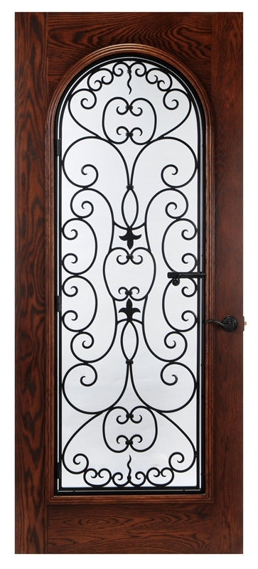 Premium Sonoma Square Top Wine Cellar Door - Rustic Wooden Wine Storage Solution for Home Bars & Basements