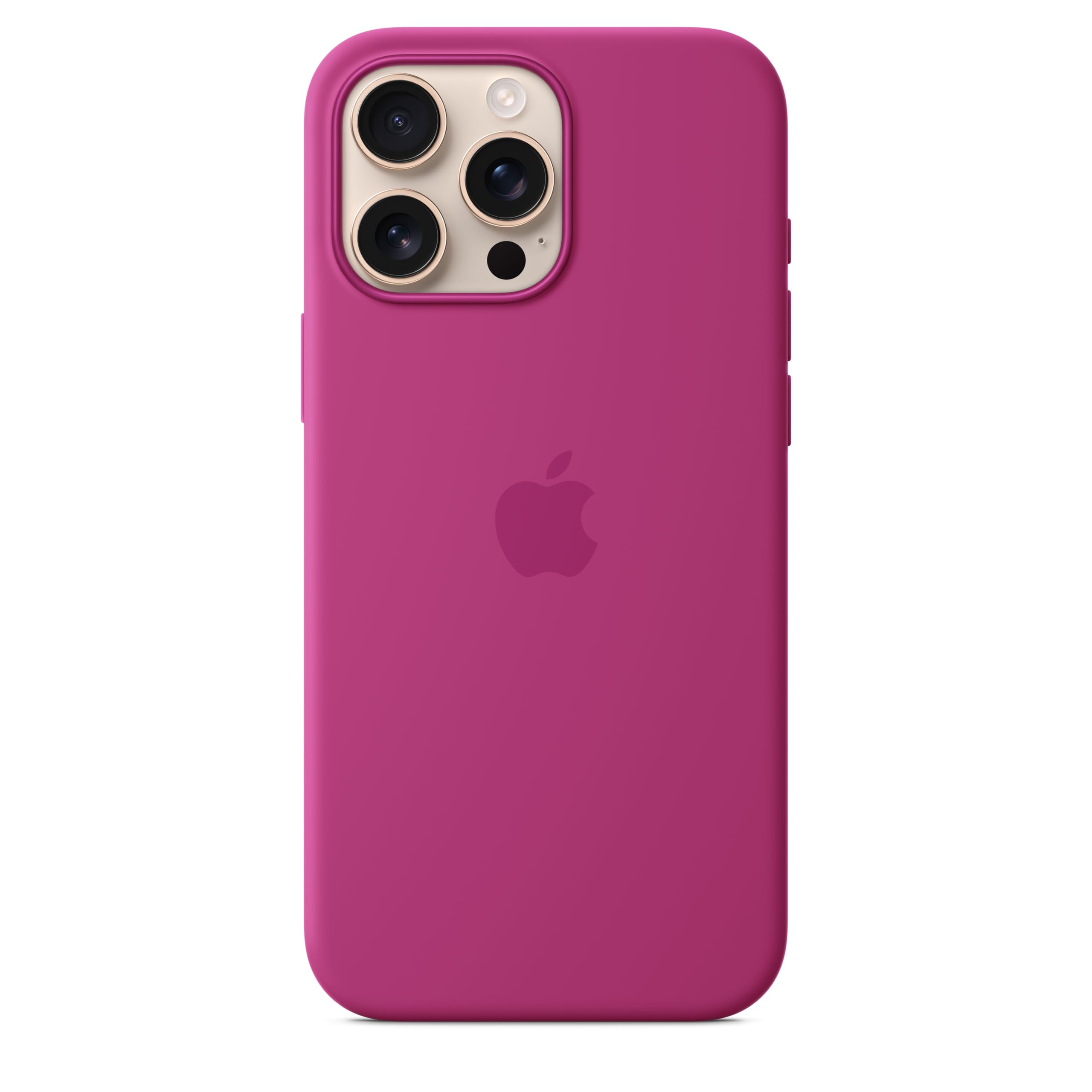 Apple iPhone 16 Pro Max Case with MagSafe - Premium Silicone Protective Cover, Shockproof & Scratch Resistant, Perfect Fit for iPhone 16 Pro Max (Fuchsia Pink) - Ideal for Daily Use, Travel & Outdoor Activities