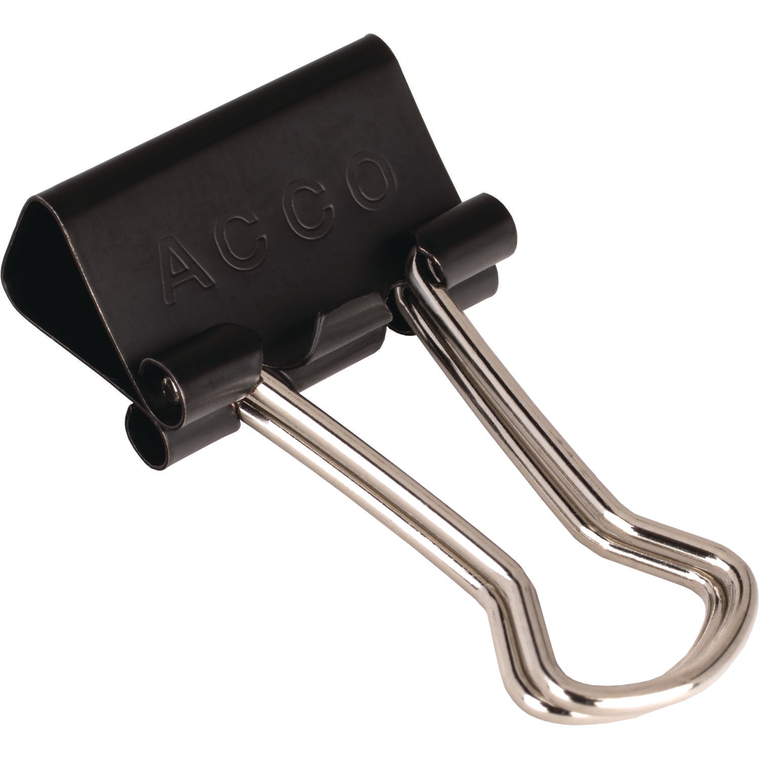 ACCO Mini Binder Clips - Black & Silver (12-Pack) - Perfect for Office, School & Home Organization | Secure Paperwork, Photos & Documents
