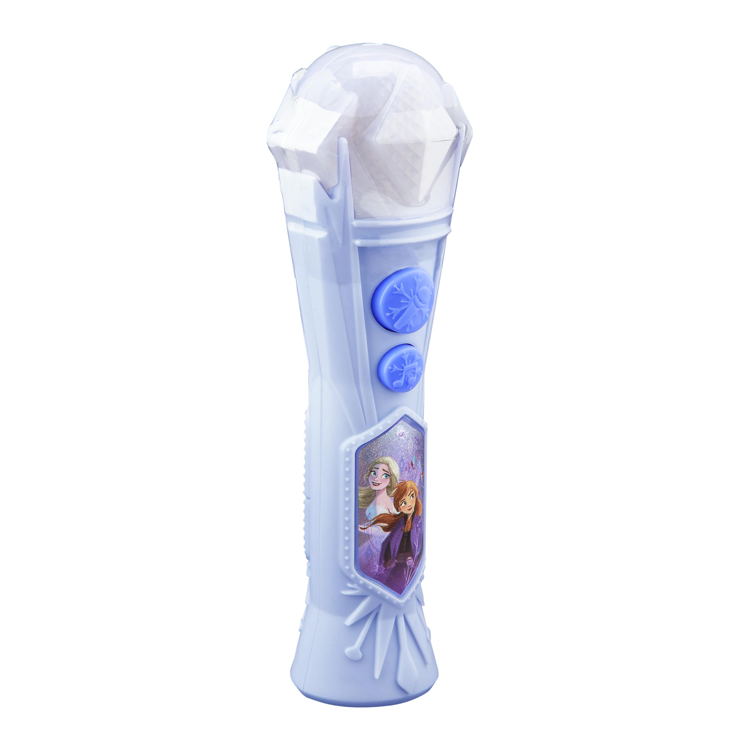 Disney Frozen Sing-Along Microphone Toy for Kids with Built-in Music & LED Lights - Perfect Frozen Gift for Girls, Birthday Party & Karaoke Fun