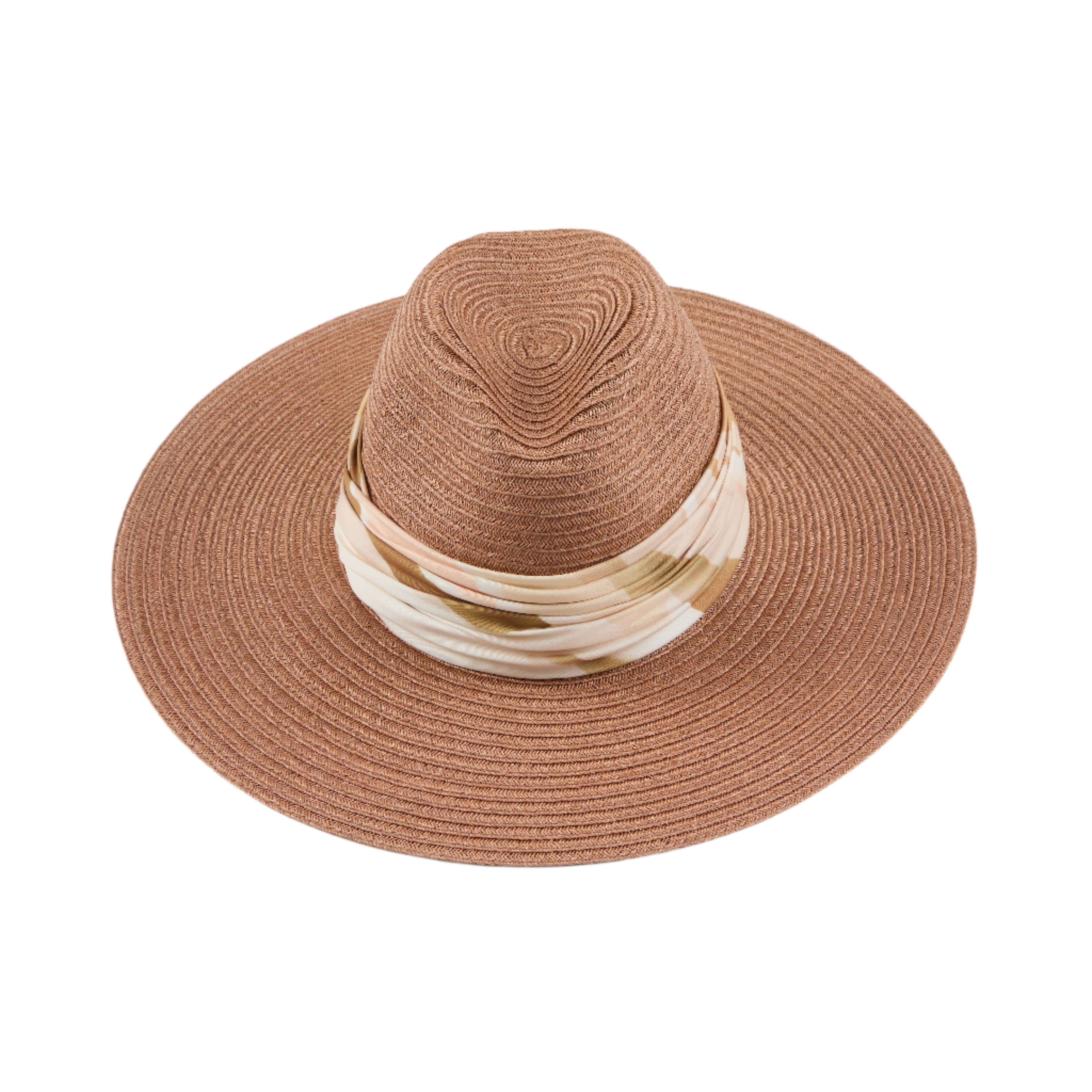 Emmanuelle Packable Hemp Fedora Hat for Women - Lightweight Travel Sun Hat for Beach, Hiking & Outdoor Adventures