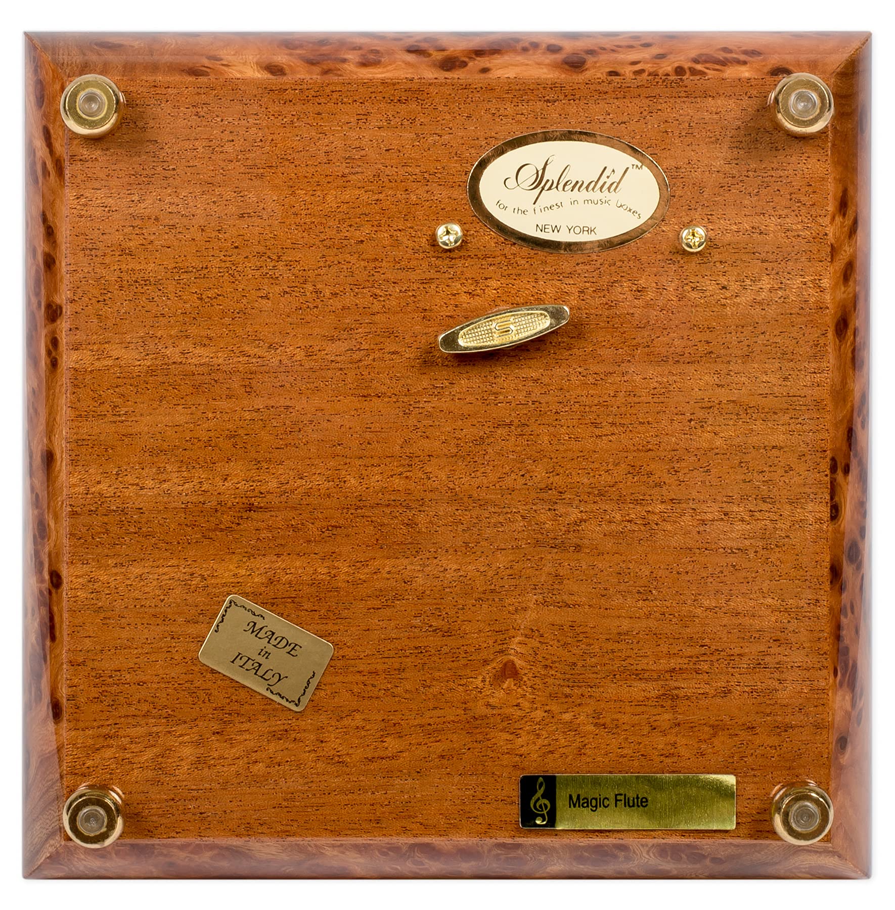 Italian Floral Music Jewelry Box - Custom Tune for Gifts & Decor