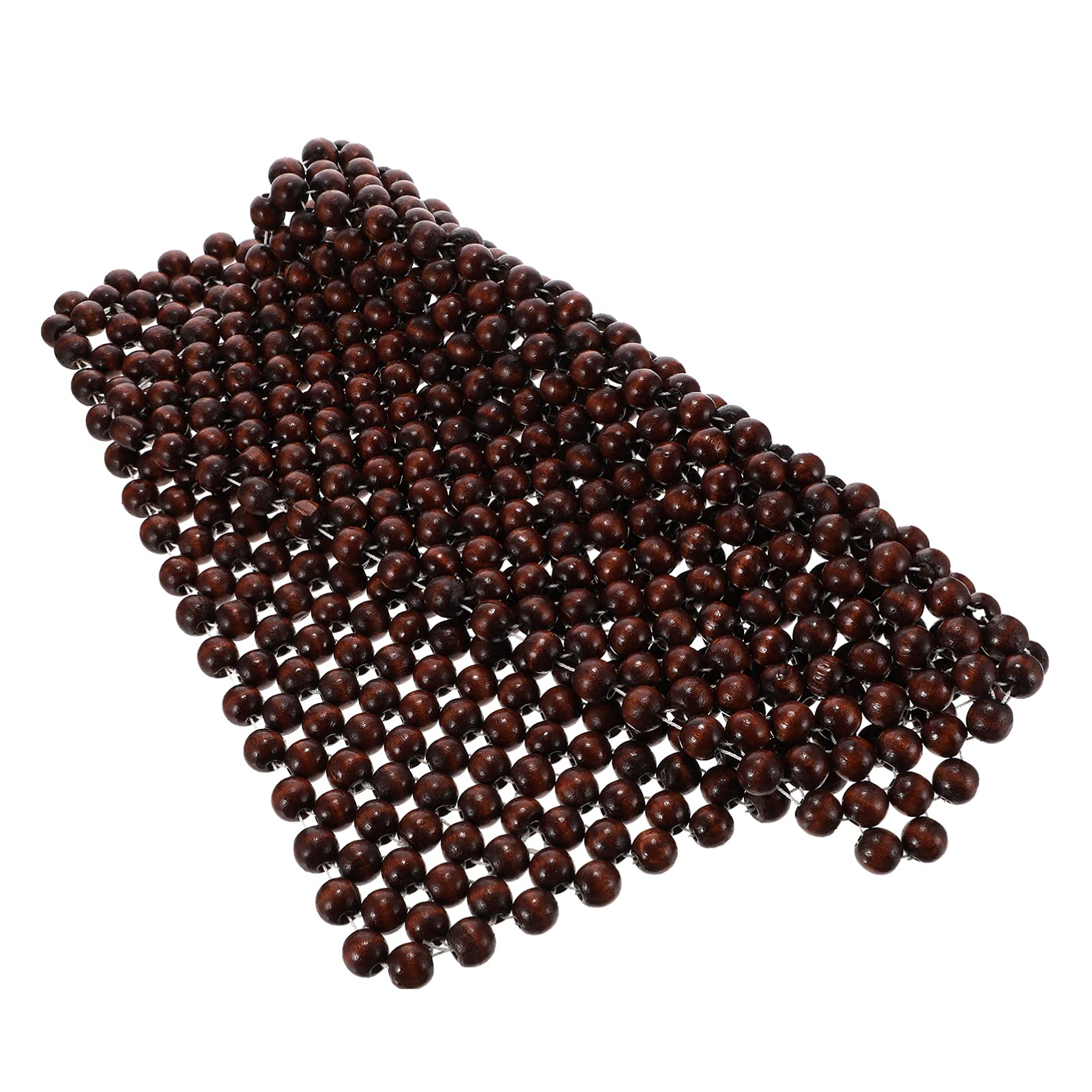 Wakauto Wooden Beaded Car Seat Cushion - Breathable Cooling Mat for Summer Driving, Universal Fit for Cars, Office & Home Chairs - Comfortable Square Auto Seat Cover Pad for Long Commutes and Road Trips