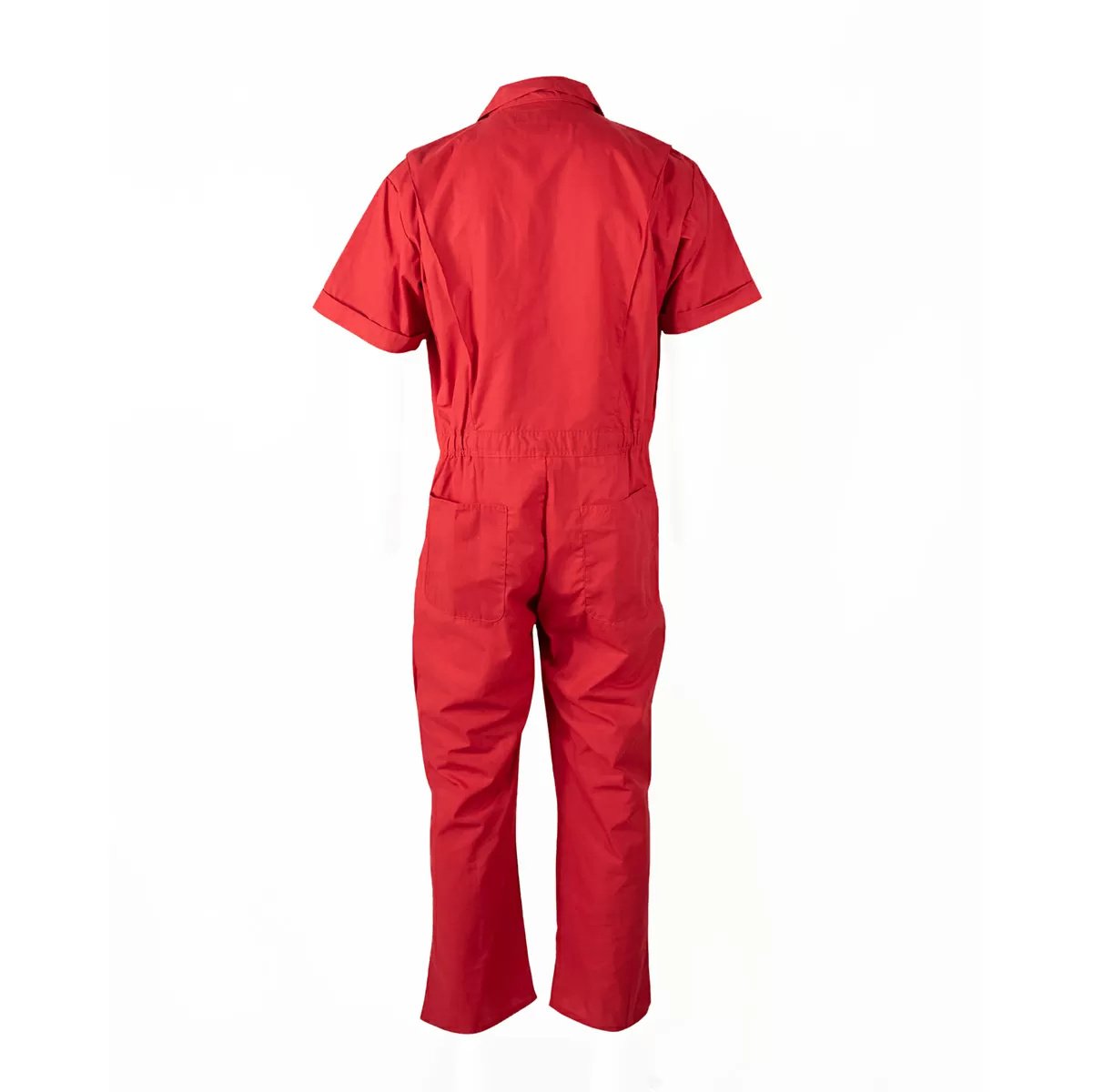 FIVE ROCK® Men's Short Sleeve Unlined Poplin Coverall - Relaxed Fit Workwear for Mechanics, Painters & DIY Projects