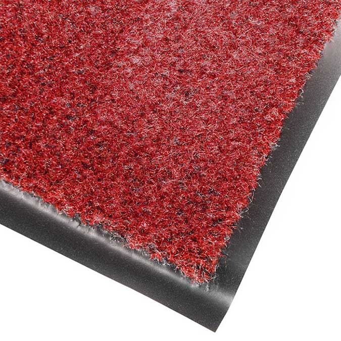Premium Cactus Mat 1437M R35 Catalina Non-Slip Carpet Entrance Floor Mat - Red, 3' x 5' - Perfect for Home, Office & High-Traffic Areas