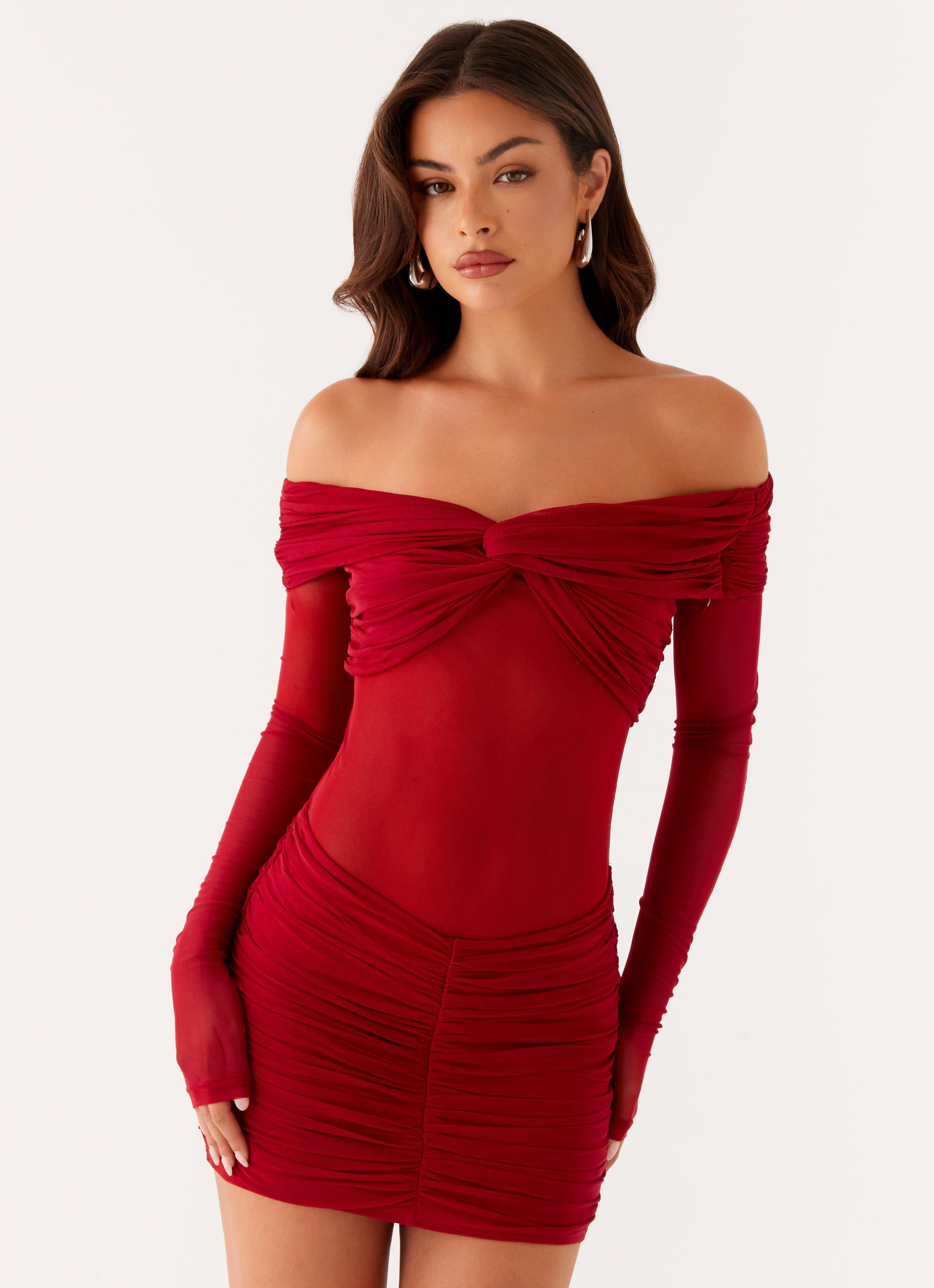 Jules Mini Dress for Women - Flirty Raspberry Red Summer Dress | Perfect for Date Night, Parties & Beach Vacations