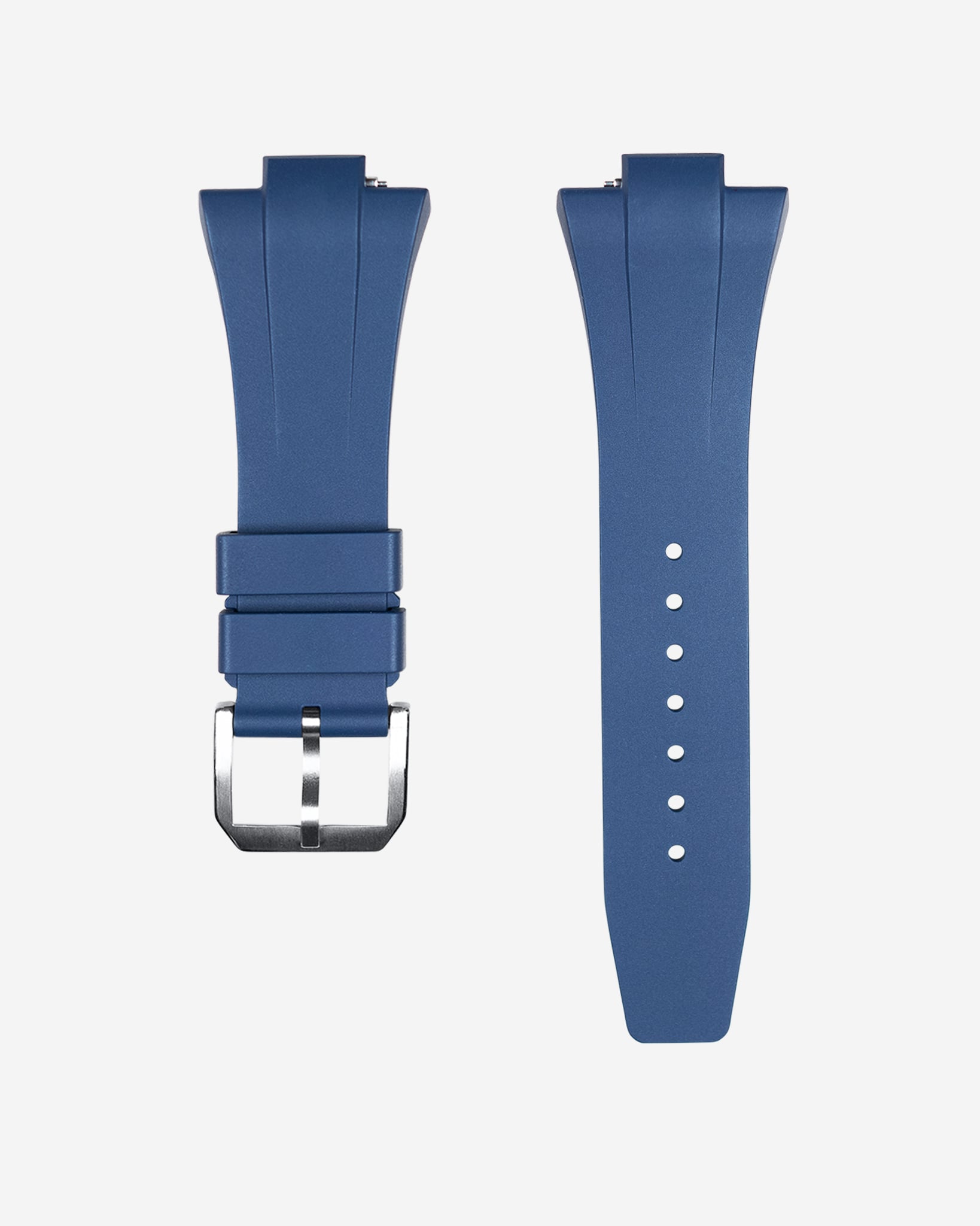 Premium FKM Rubber Watch Band for Tissot PRX - Durable Blue Replacement Strap - Perfect for Swimming, Sports & Everyday Wear