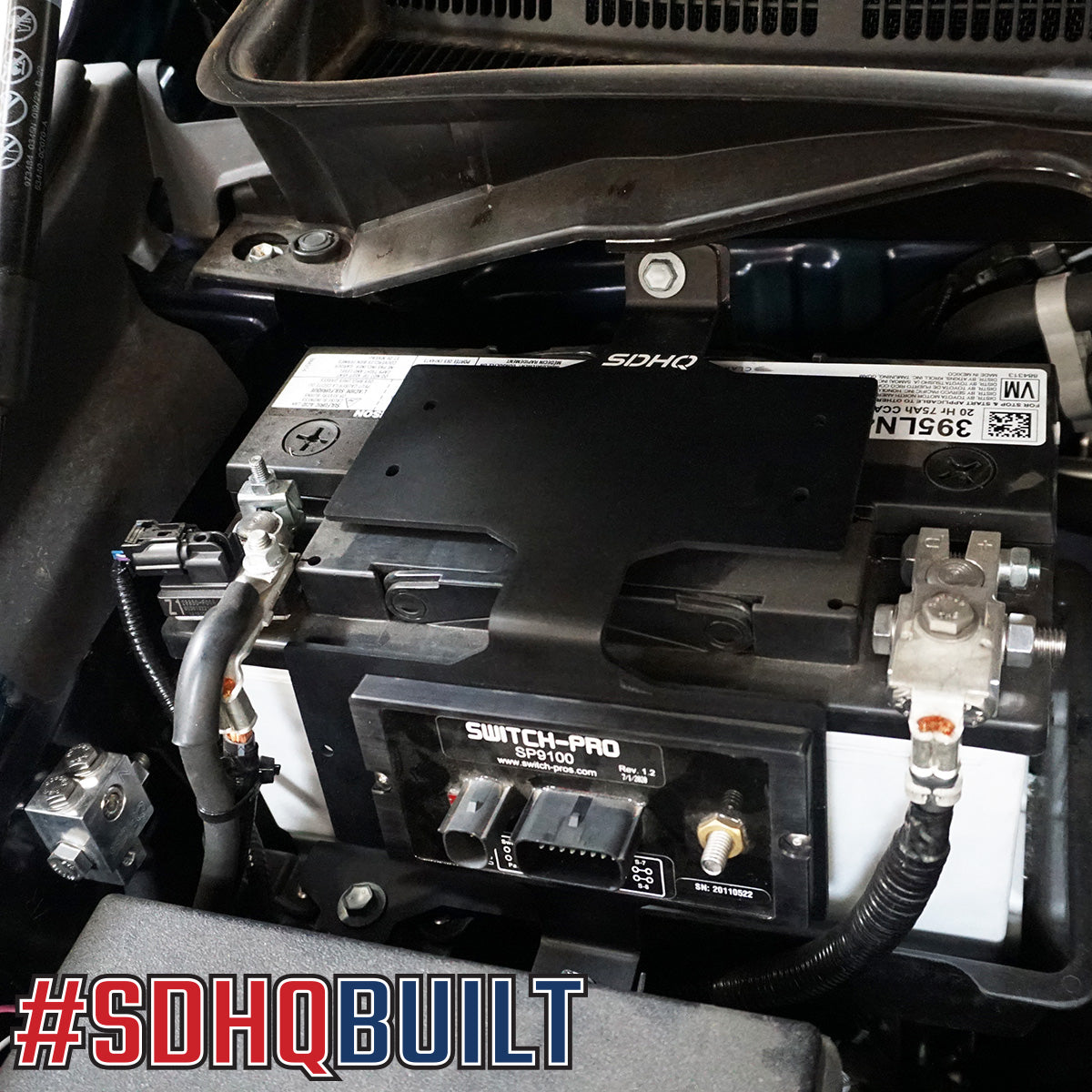 2022-2024 Toyota Tundra SDHQ Built Switch Pros Power Module Mount - Off-Road Accessory for Enhanced Vehicle Control & Electrical System Management
