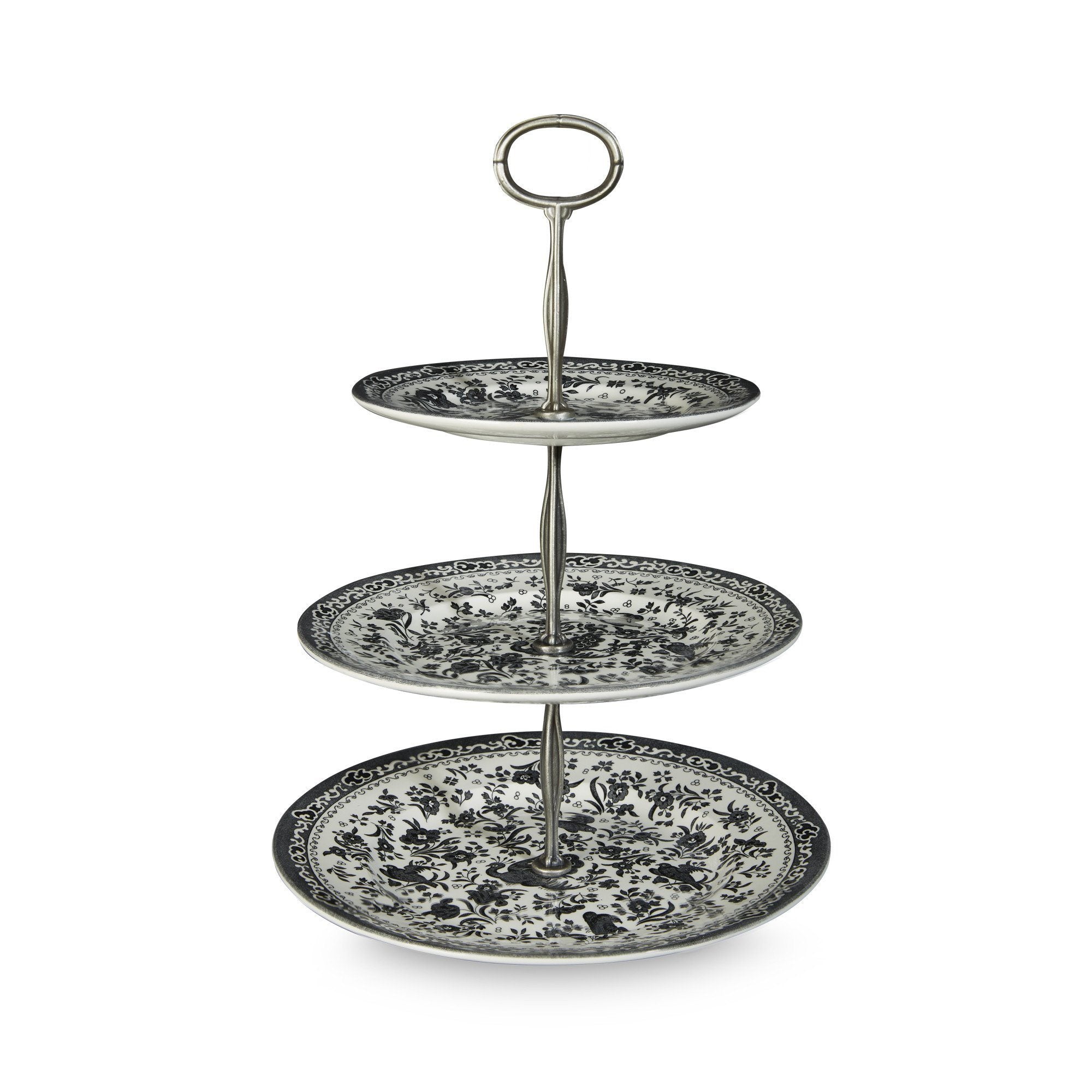 Black Regal Peacock Burleigh Collection – Elegant Dinnerware Set for Fine Dining & Special Occasions