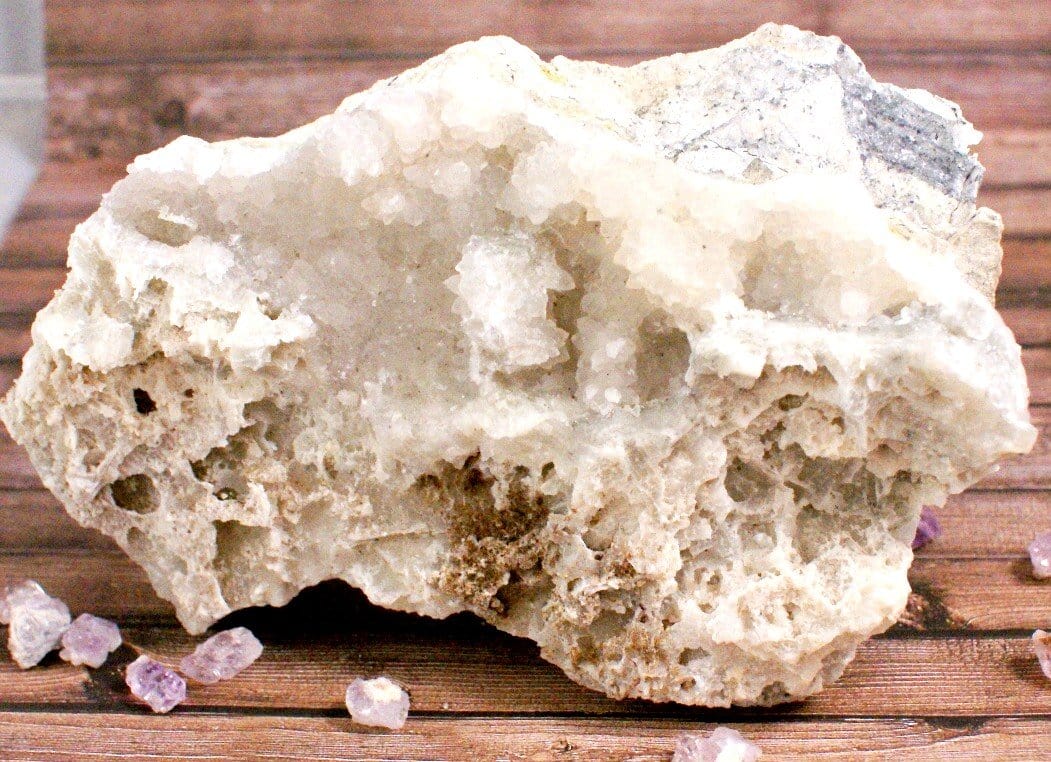 Natural Bulgarian Quartz with Calcite - Healing Crystal for Meditation, Energy Work & Home Decor | Spiritual Growth & Positive Vibes