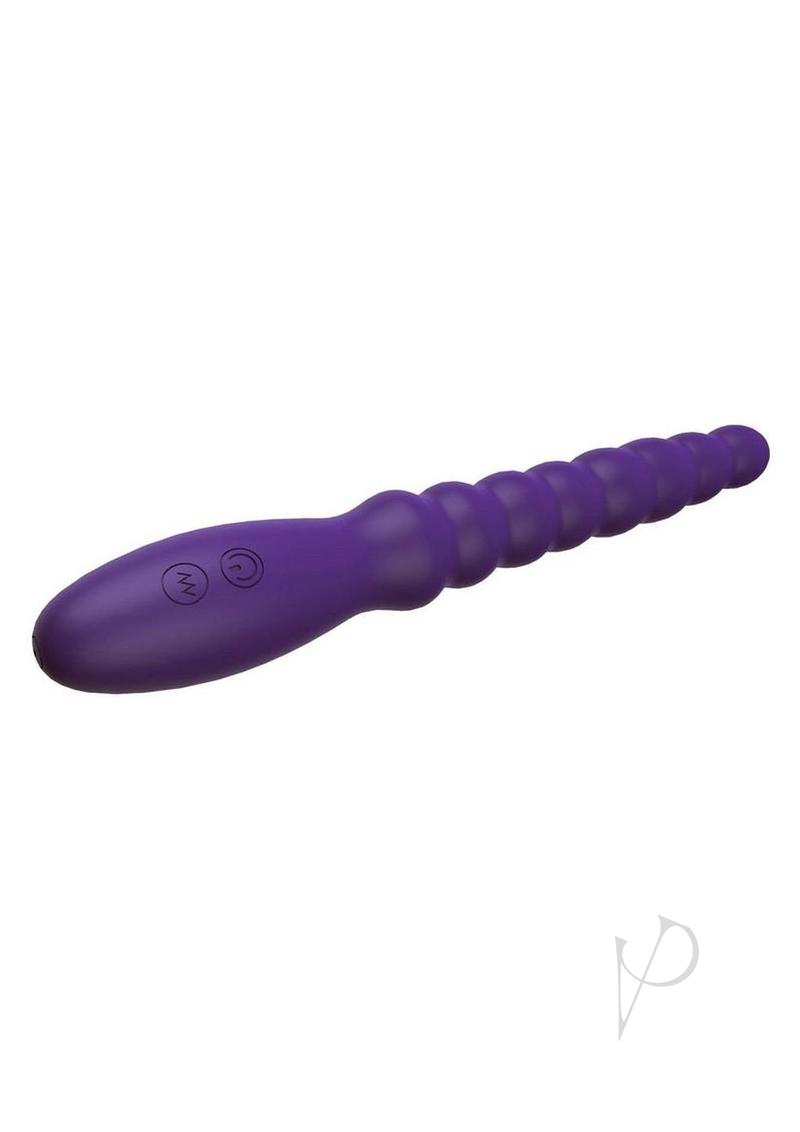 Magic Wand Rechargeable Silicone Anal Vibrator - Purple | Powerful Personal Massager for Relaxation & Intimate Pleasure | Perfect for Couples Play & Solo Exploration