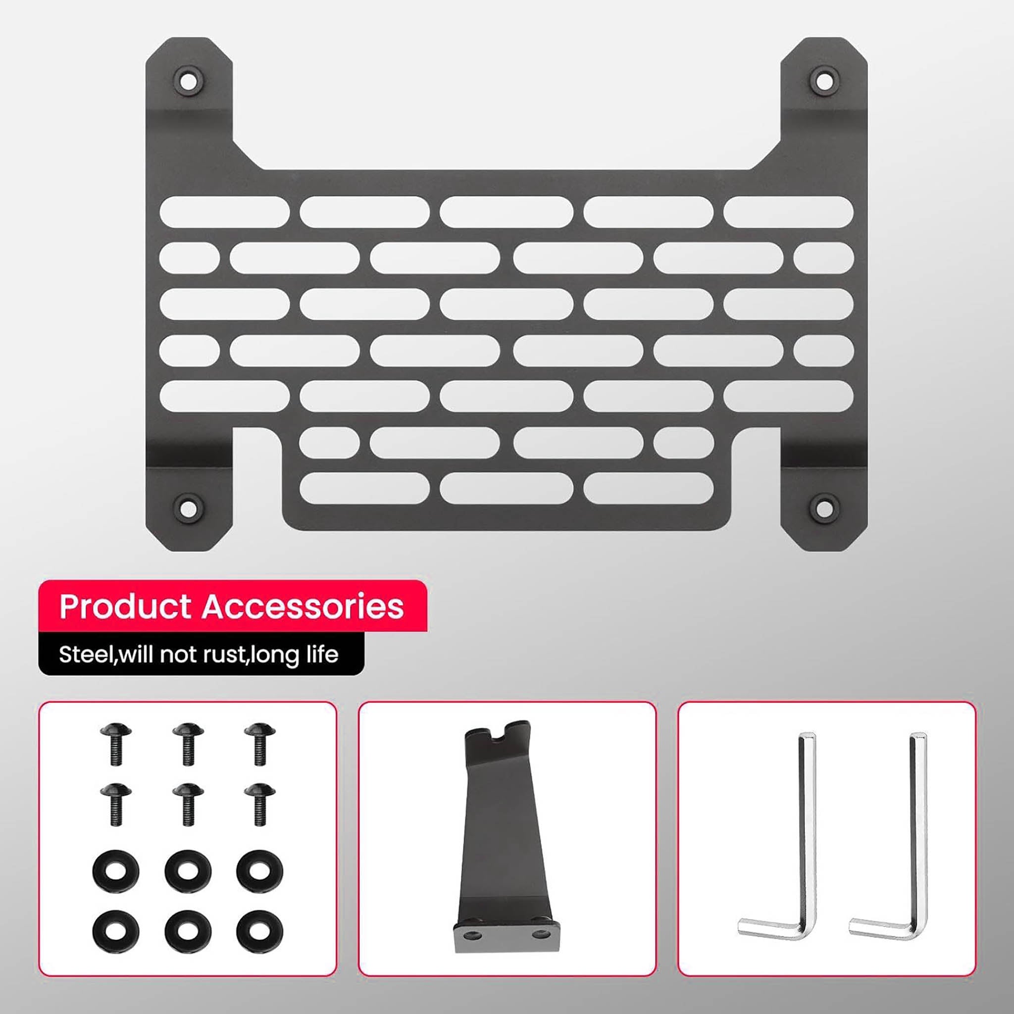Premium No-Drill Front License Plate Holder for Tesla Cybertruck – Easy Installation (US & Canada Compatible) – Perfect for Street Parking & Car Shows