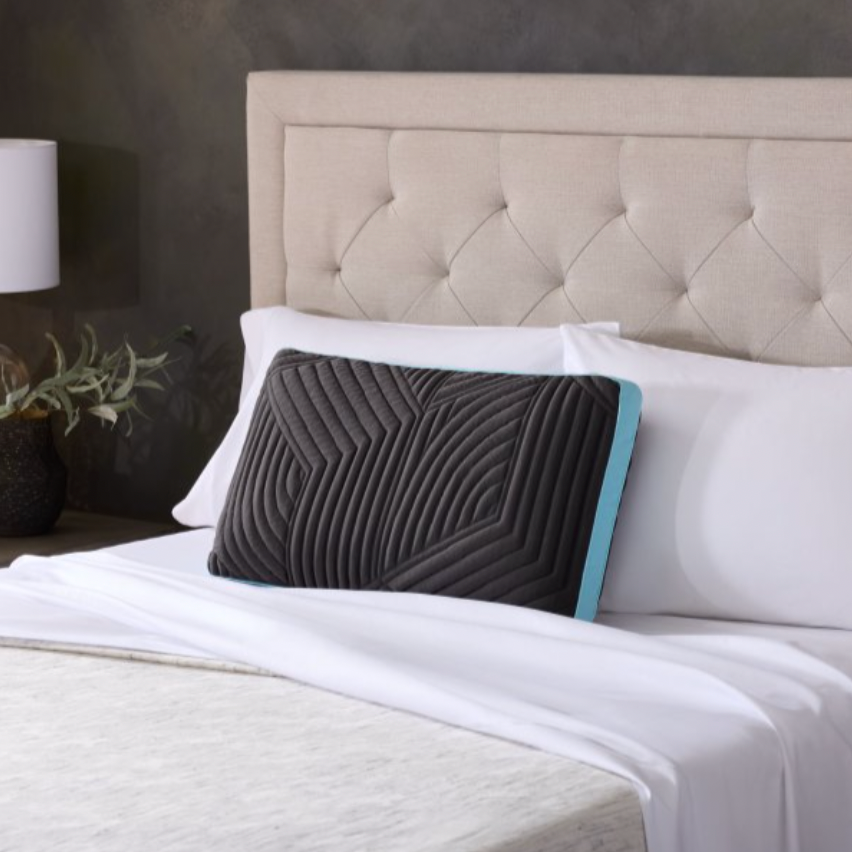 Malouf Ice Cloud™ Cooling Pillow - Queen Size Gel Memory Foam for Hot Sleepers - Perfect for Side, Back & Stomach Sleepers - Stay Cool All Night