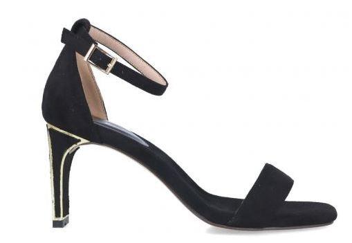Menbur Black Suede Barely There Sandals for Women - Comfortable & Stylish Summer Casual Shoes for Beach, Travel & Everyday Wear