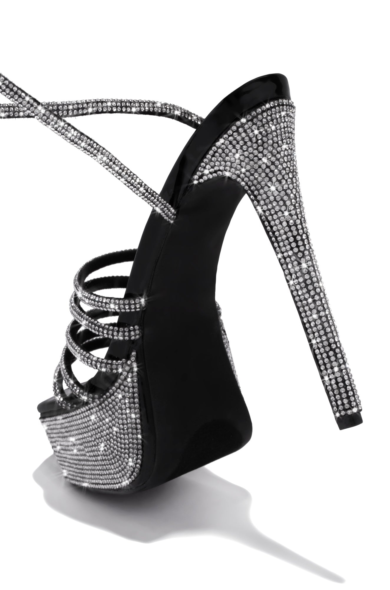 Cienna Black High Heels for Women - Elegant Pointed Toe Stiletto Pumps for Party, Wedding & Evening Wear