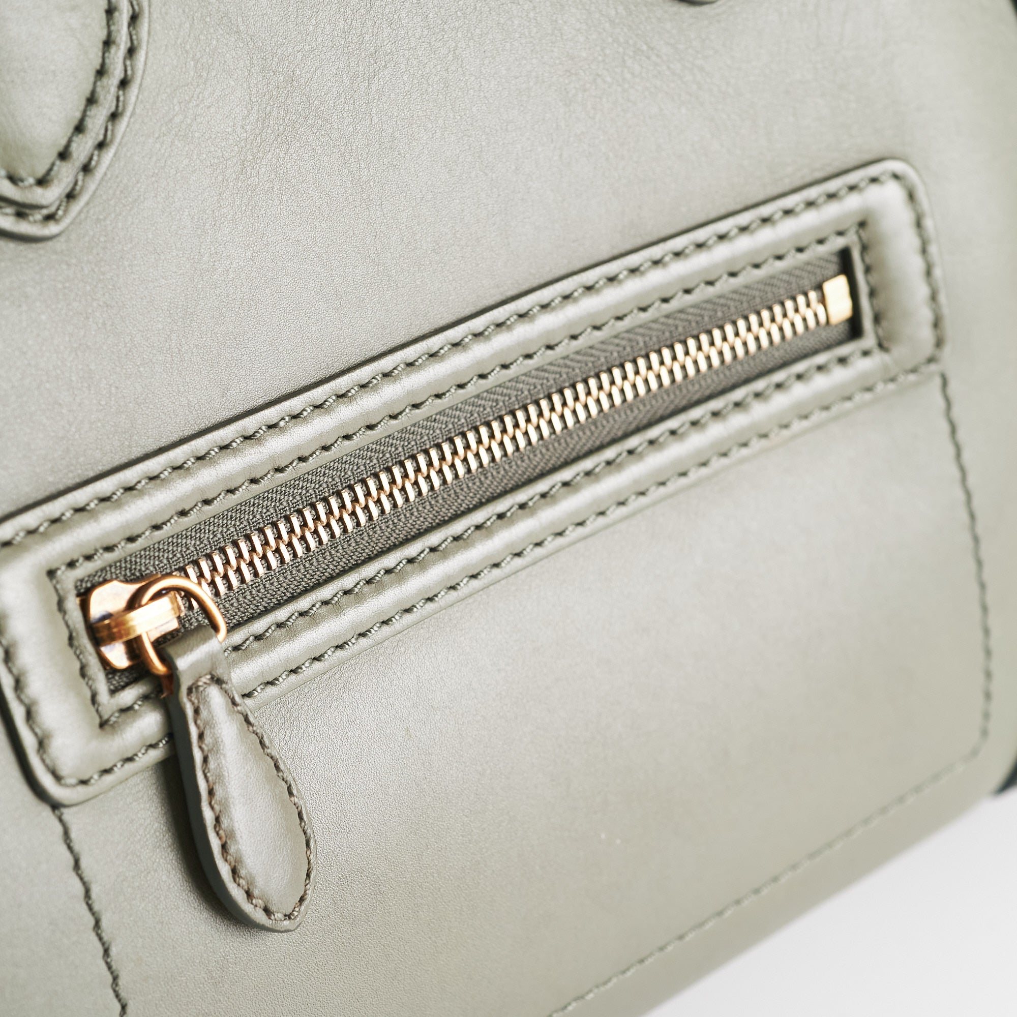 Celine Mini Luggage Bag in Grey - Stylish & Compact Handbag for Women | Perfect for Travel, Work & Everyday Use