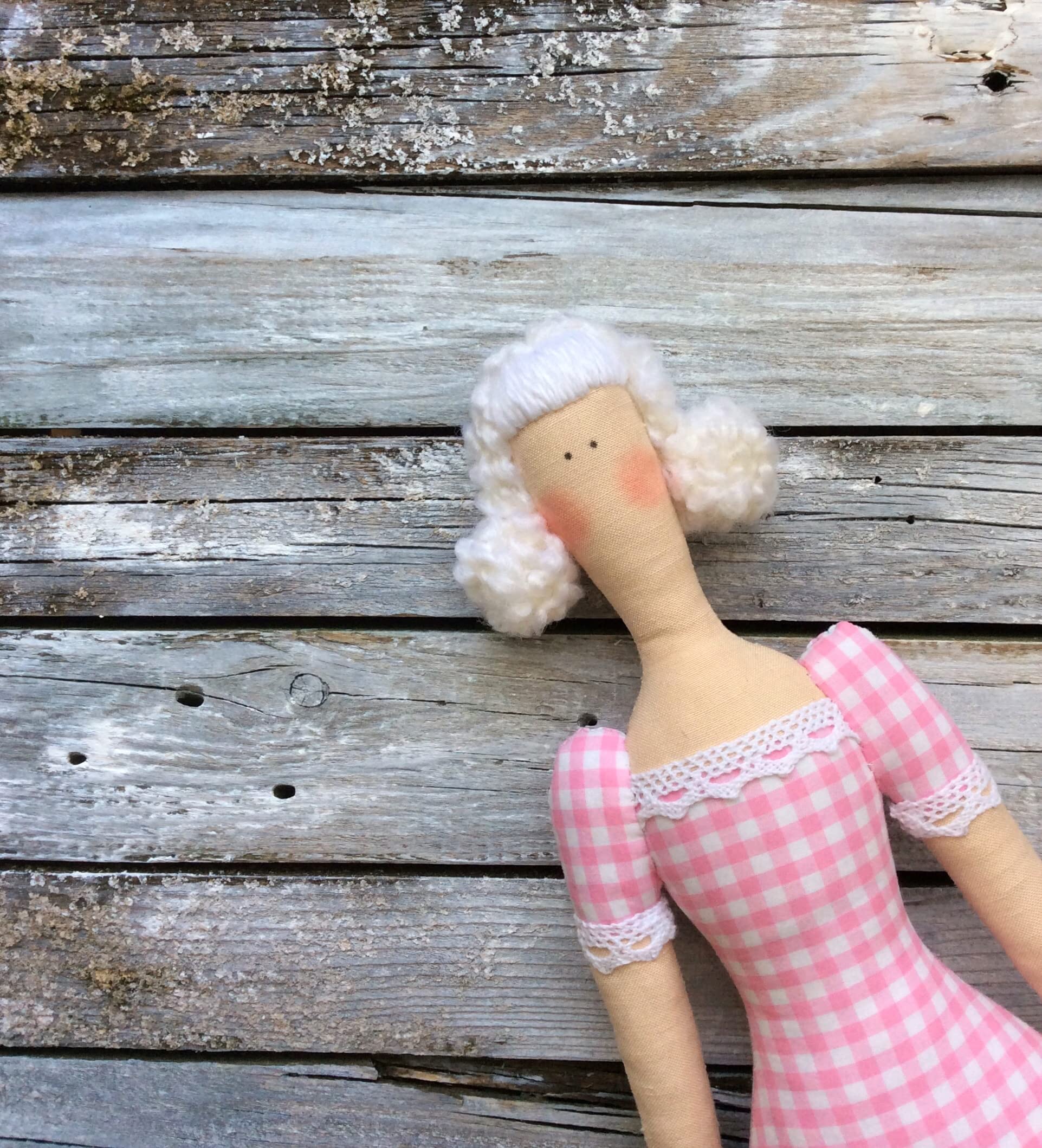 Handmade Tilda Angel Doll with Radish - Perfect Summer Gift for Mom, Wife, or Garden Lover | Home Decor, Birthday Present, Outdoor Garden Ornament