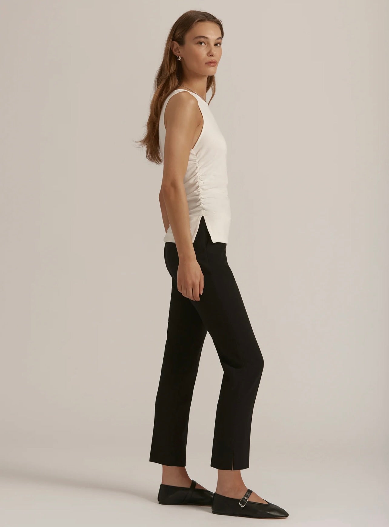The Smooth Operator Ivory Top - Women's Elegant Blouse for Work & Evening Outfits | Perfect for Office, Dates & Special Occasions