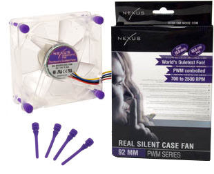 Nexus 92x92x25mm PWM Ultra Quiet Case Fan DF1209SL 3PWM - Perfect for PC Cooling, Gaming Rigs & Silent Workstations