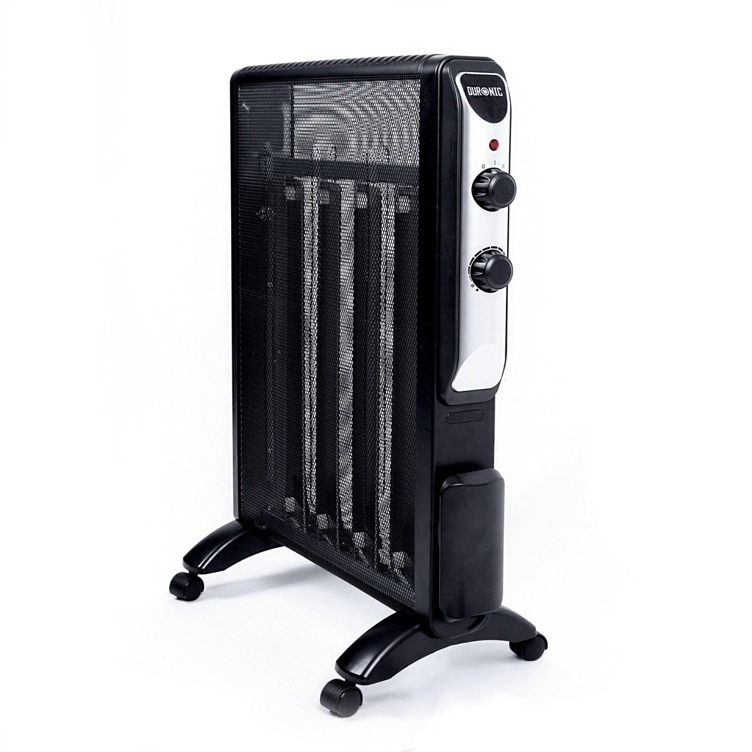 Duronic HV220 Electric Space Heater - Oil-Free Convection & Micathermic Panel Heater for Home, Bedroom, Office & Garage - Portable Mica Heater for Fast & Efficient Heating in Winter