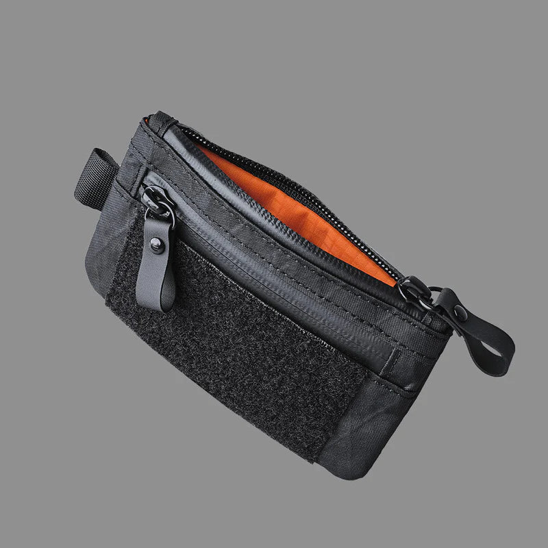 Durable Zip Pouch with Hook & Loop Closure - Waterproof Travel Organizer for Toiletries, Makeup & Office Supplies | Perfect for Camping, Gym & Daily Use