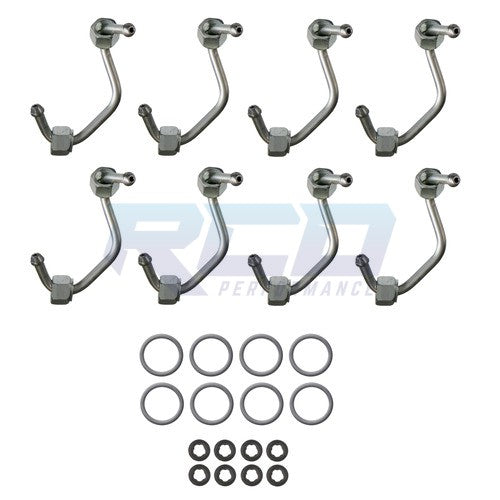 Fel Pro 2008-2010 Ford 6.4L Powerstroke Diesel Fuel Injector Line & Seal Kit - Compatible with F250 F350 Super Duty Trucks - High Performance Replacement Parts for Engine Maintenance & Repair