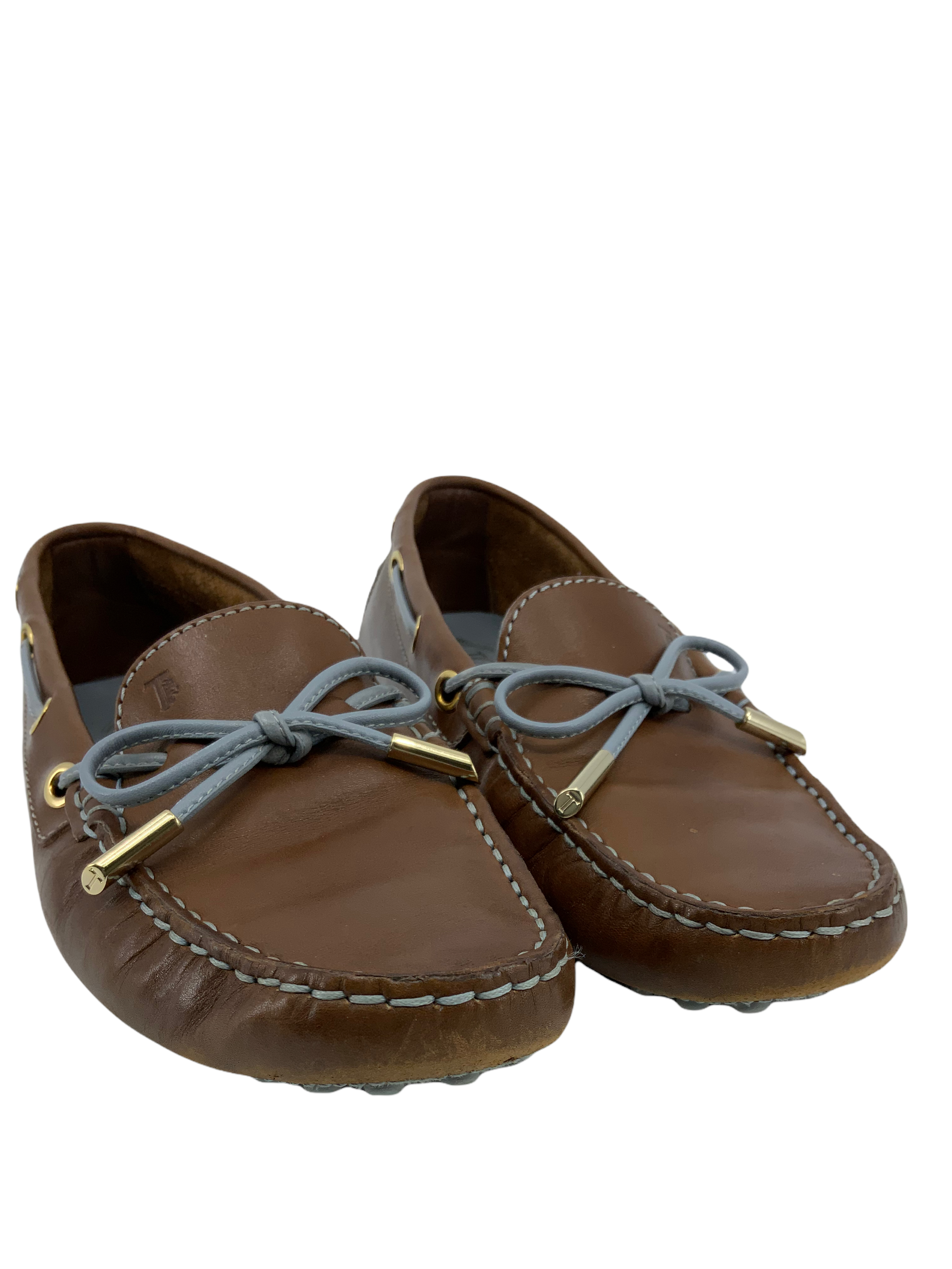 Tod's Gommino Leather Loafers for Men - Size 8 US | Genuine Italian Leather Driving Shoes | Comfortable & Stylish for Business Casual, Office & Travel
