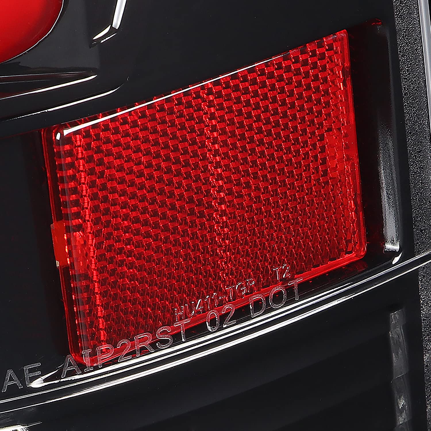 Spec-D Tuning Jet Black LED Tail Lights for 2002-2006 Dodge Ram 1500/2500/3500 - Smoked Lens, Plug & Play Installation - Left & Right Pair Assembly - Upgrade Your Truck's Style & Night Visibility