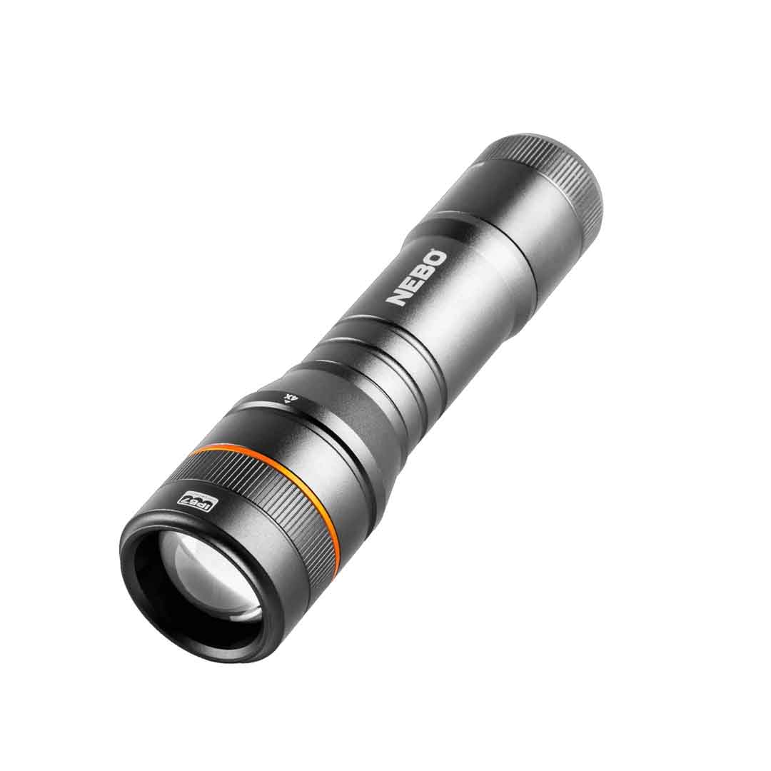Nebo Newton 500 Lumen Waterproof LED Flashlight - Bright, Durable Light for Camping, Hiking & Emergency Use