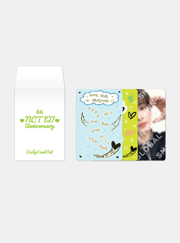 NCT 127 8th Anniversary Lucky Card Set - Limited Edition K-Pop Collectible Merchandise for Fans | Perfect for Album Collections, Birthday Gifts & Fan Events