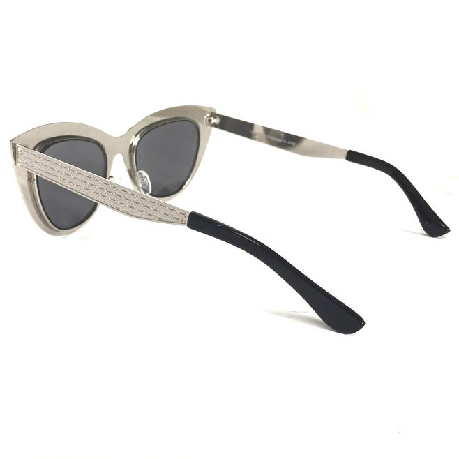 Selena Sunnies Silver Silver - Stylish Sunglasses for Women - UV Protection & Fashionable Design - Perfect for Beach, Driving & Outdoor Activities