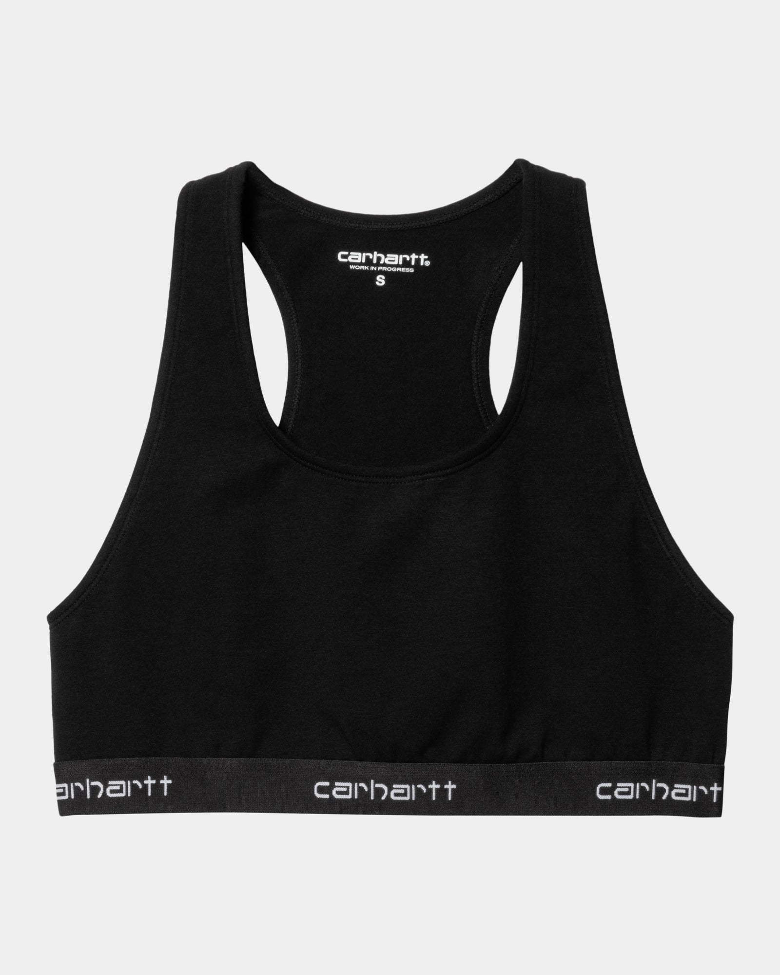 Script Racer Tank Top for Women - Black Cotton Sleeveless Shirt for Casual Wear, Gym & Summer Outfits