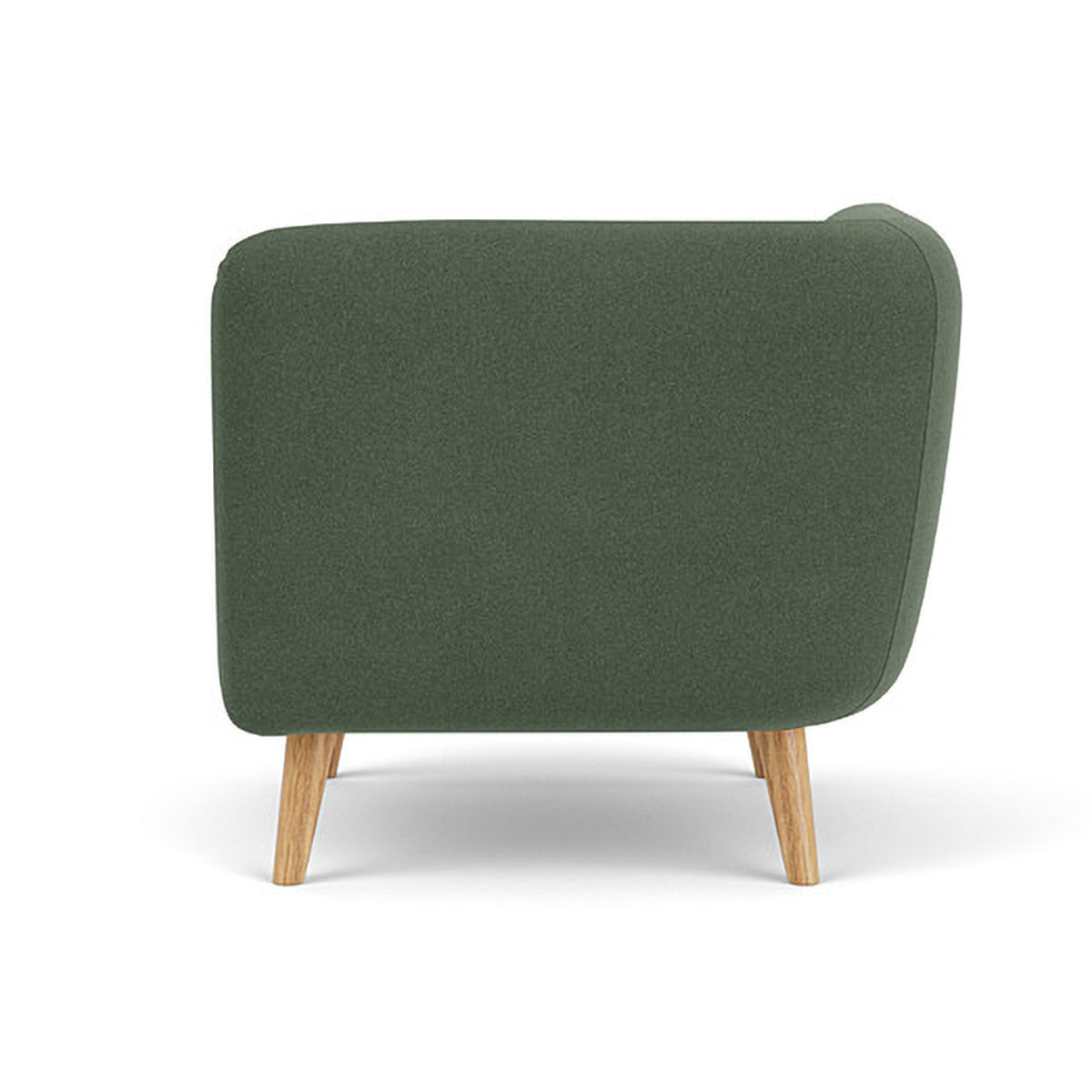 Alfred Fabric Modular Sofa - Left 1 Seater Sectional Couch for Living Room, Lounge & Small Spaces | Modern Comfortable Furniture for Apartments & Home Decor