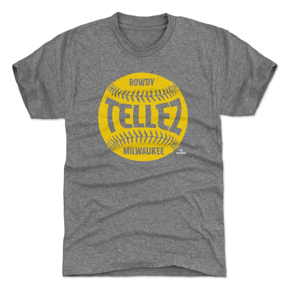 Rowdy Tellez Men's Baseball T-Shirt - Milwaukee Brewers Fan Jersey, Comfortable Cotton Tee for Baseball Games & Casual Wear
