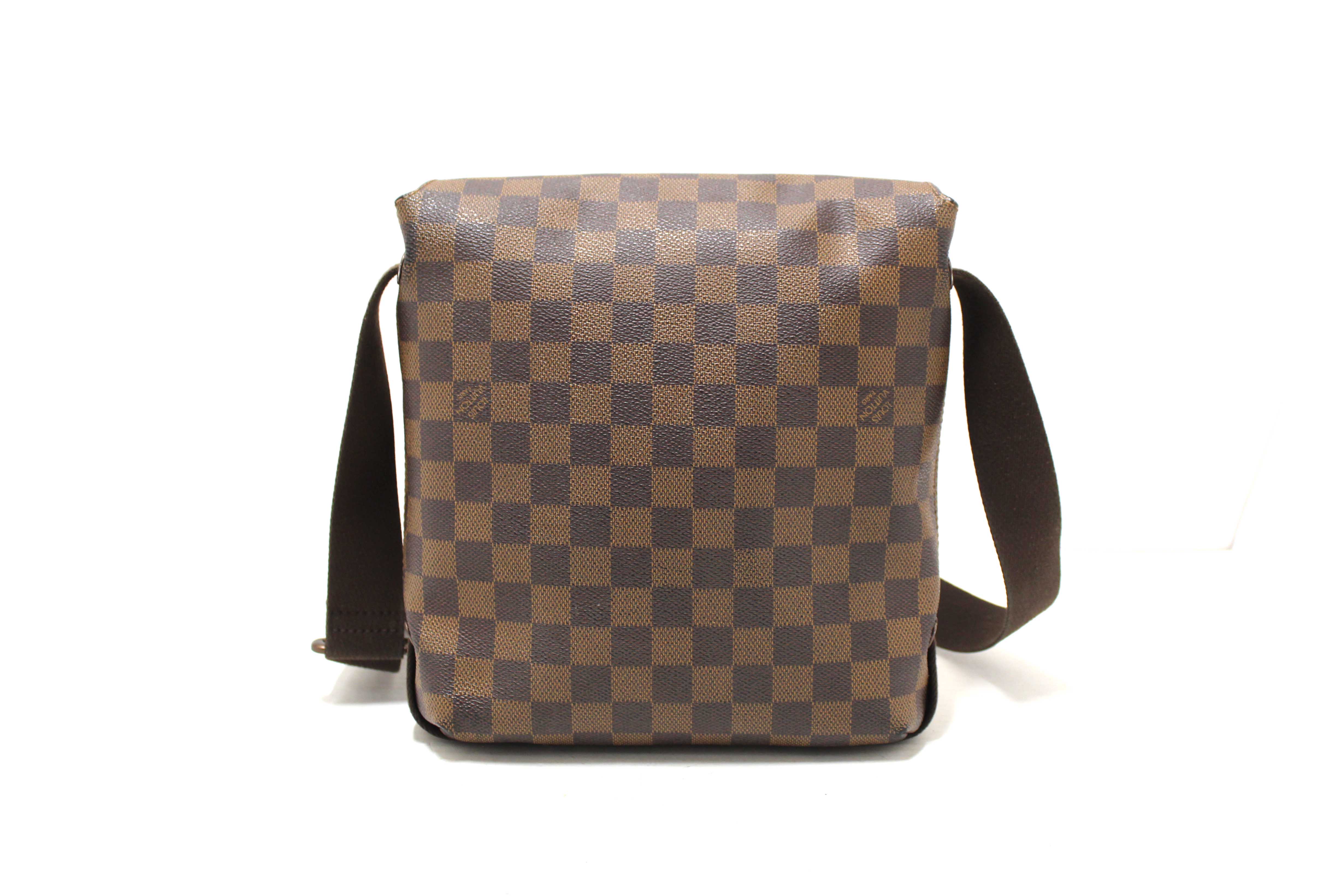 Authentic Louis Vuitton Damier Ebene Brooklyn PM Messenger Crossbody Bag - Luxury Leather Shoulder Bag for Women, Perfect for Work, Travel & Everyday Use