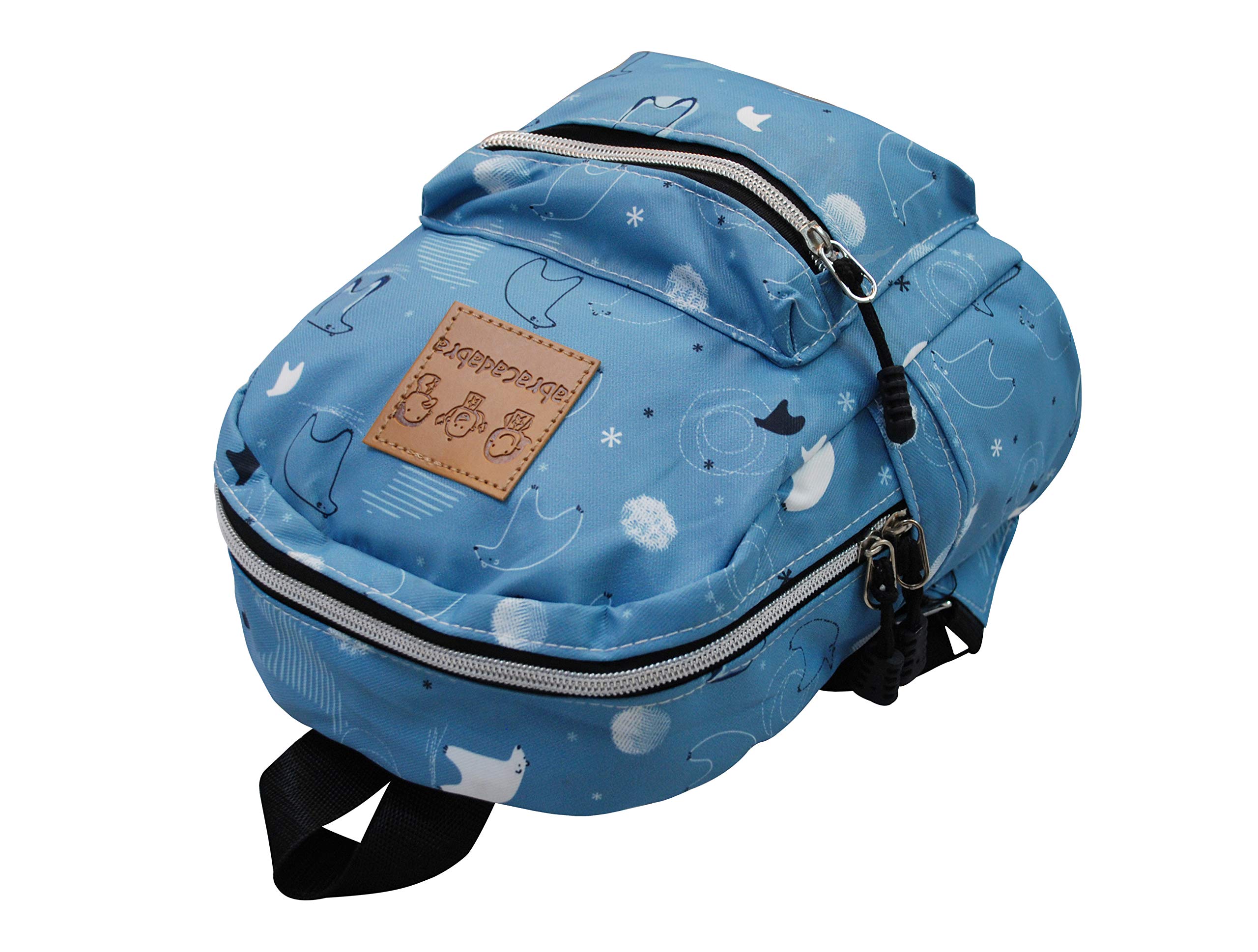 Polar Bear Kids Backpack for Boys & Girls 0-3 Years - 25x23x11cm Lightweight Travel Bag, School Backpack & Daycare Organizer - Perfect for Preschool, Day Trips & Airplane Travel (Blue)