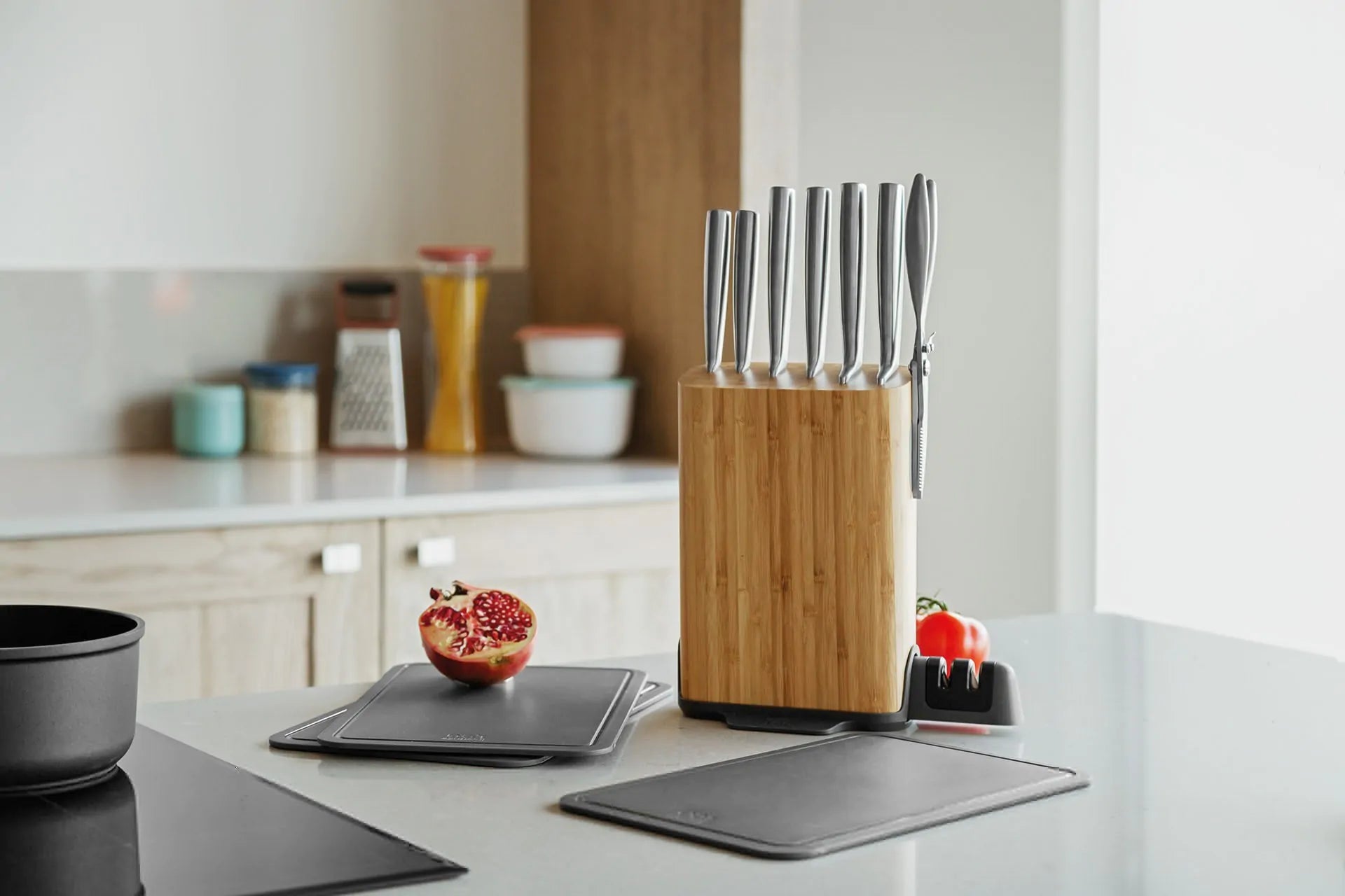 11-Piece Premium Knife Block Set - High-Quality Stainless Steel Kitchen Knives for Chopping, Slicing & Dicing - Perfect for Home Chefs & Cooking Enthusiasts