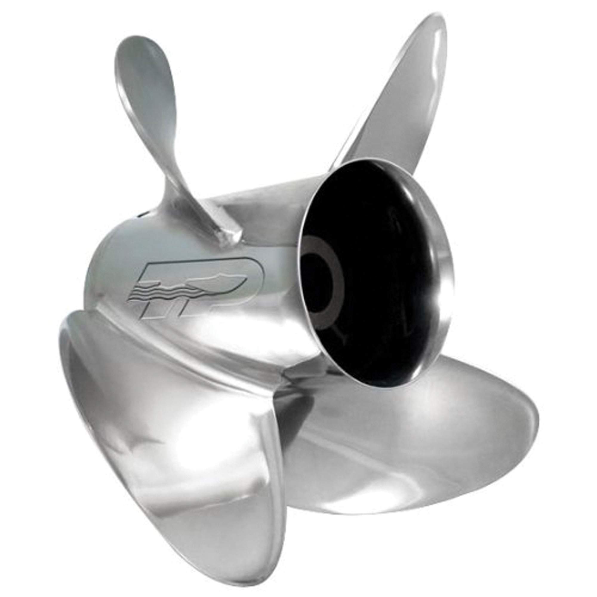 Turning Point Propeller 31501941 Express Left Stainless Steel 4-Blade Boat Propeller 14-1/4 x 19 - Perfect for Speedboats, Fishing Boats & Marine Applications