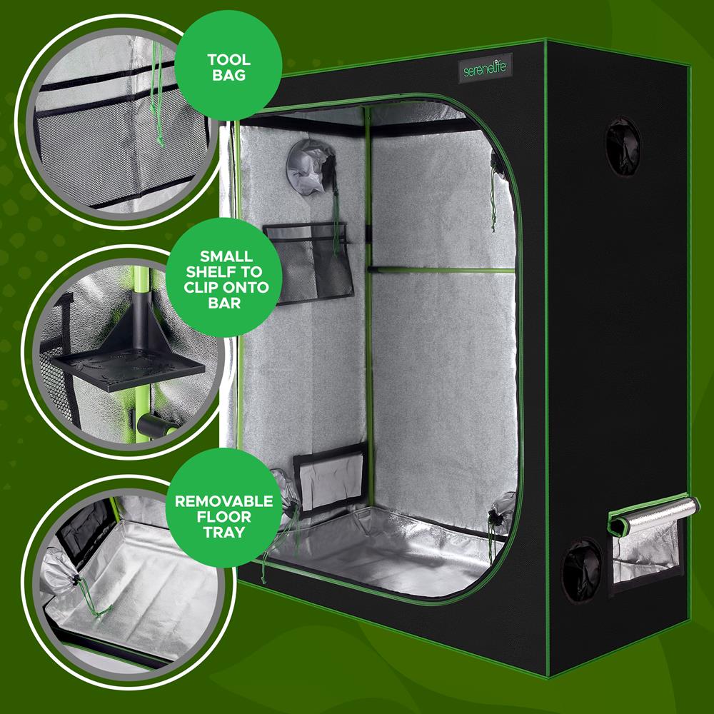 Best Grow Tent for Indoor Gardening - Hydroponic Plant Growing Kit with Reflective Mylar - Perfect for Home Herb Garden & Cannabis Cultivation