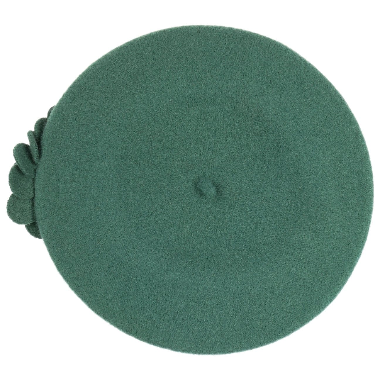 Lierys Agris Flower Wool Basque Beret - Classic French Style Winter Hat for Women, Perfect for Outdoor Activities, Travel & Fashion Accessories