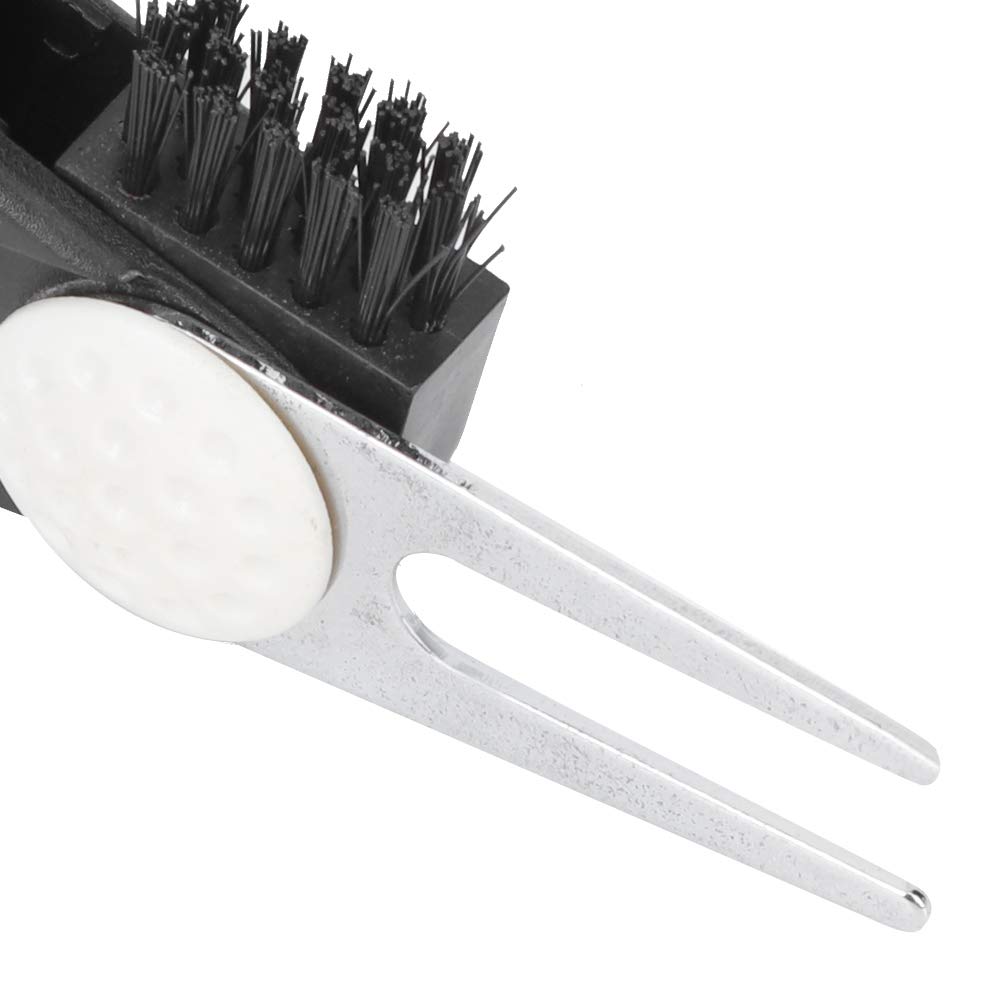 01 Golf Ball Marker & Divot Tool - Black, Durable & Portable Golf Accessory for On-Course Use & Practice Sessions
